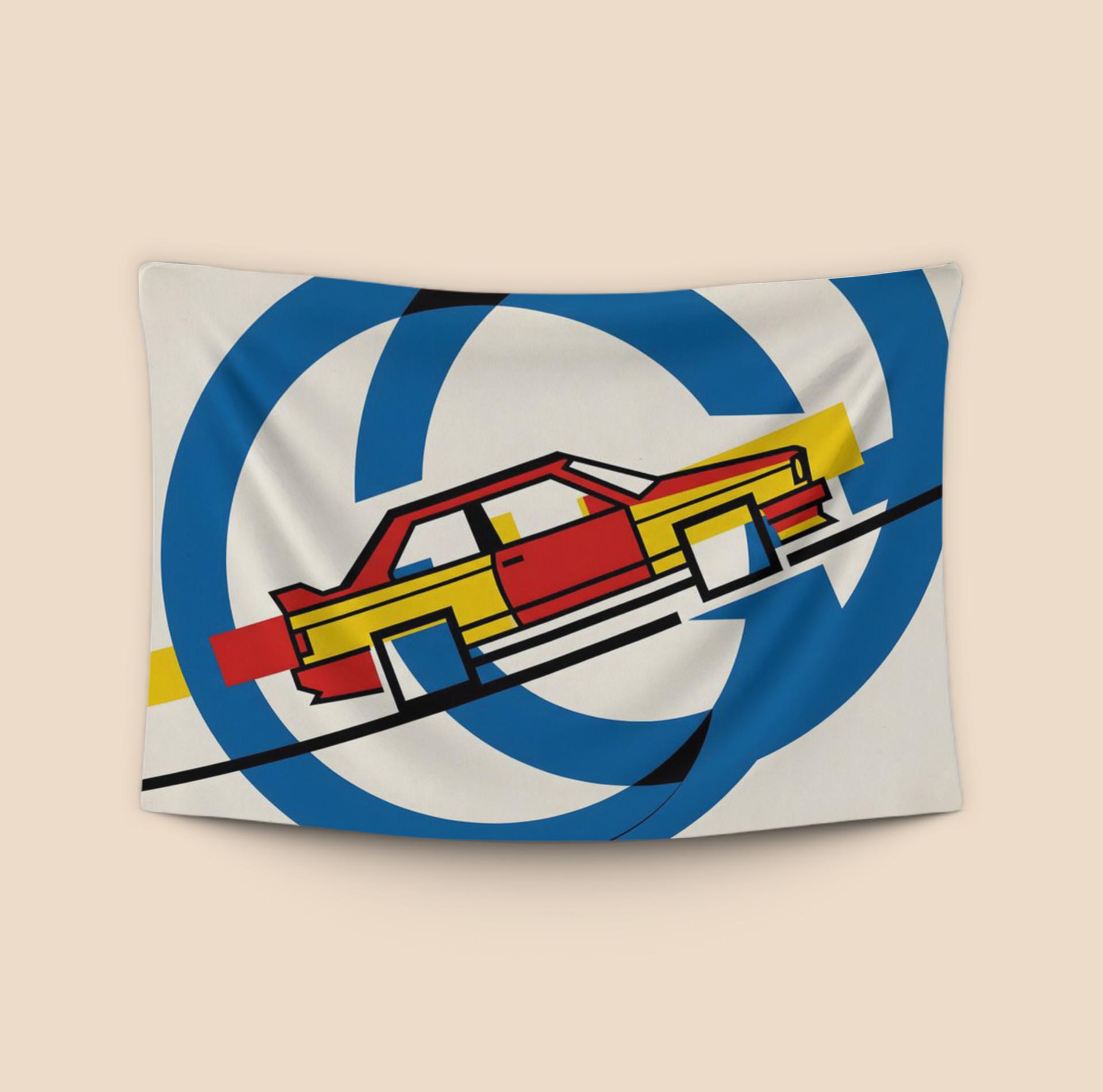 BMW E30 M3: Radical De Stijl Motion