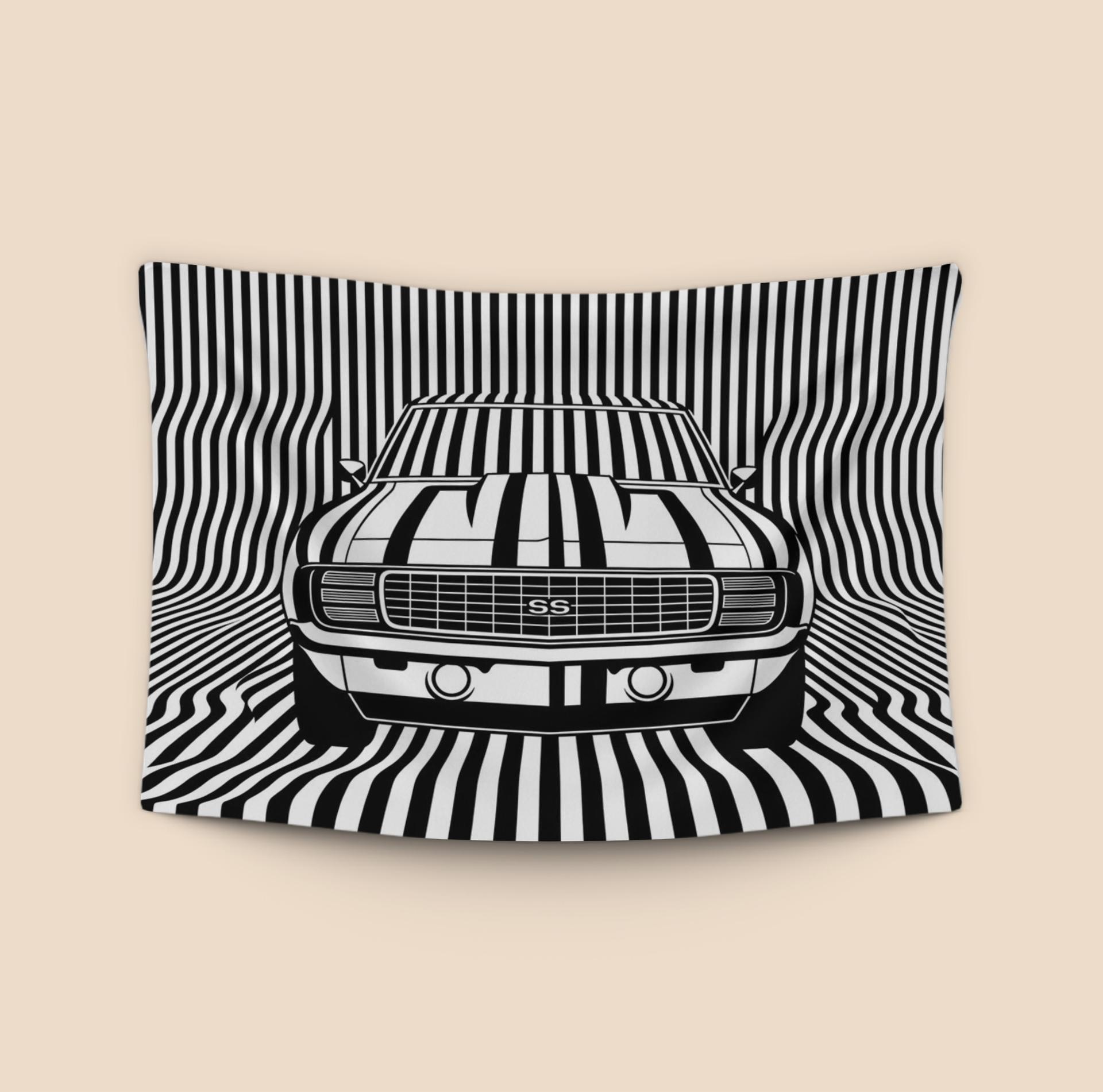 Camaro SS: Op Art Speed Illusion