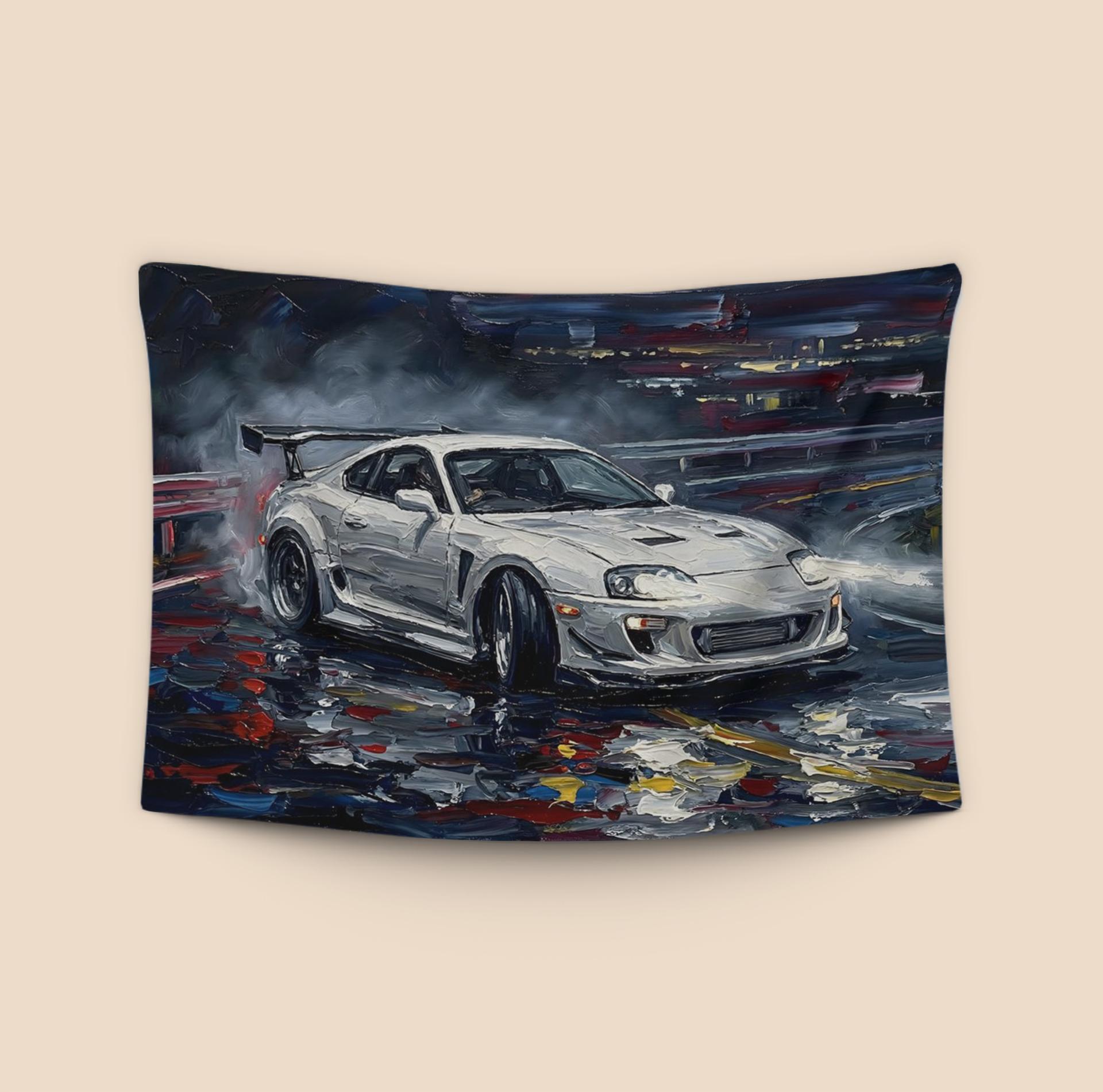 Toyota Supra Night Drift Impasto
