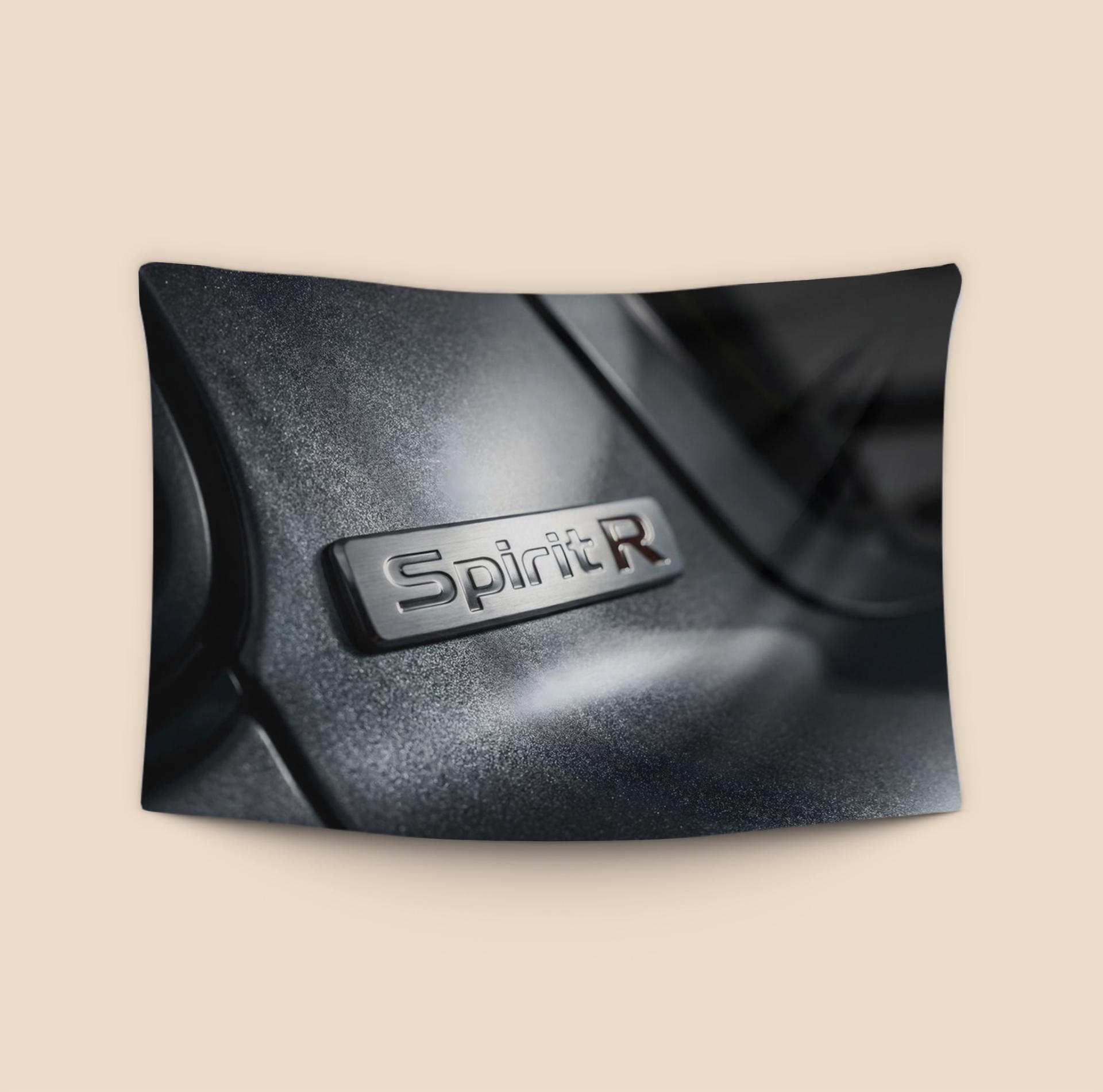 Mazda RX-7 Spirit R Emblem: Metallic Detail