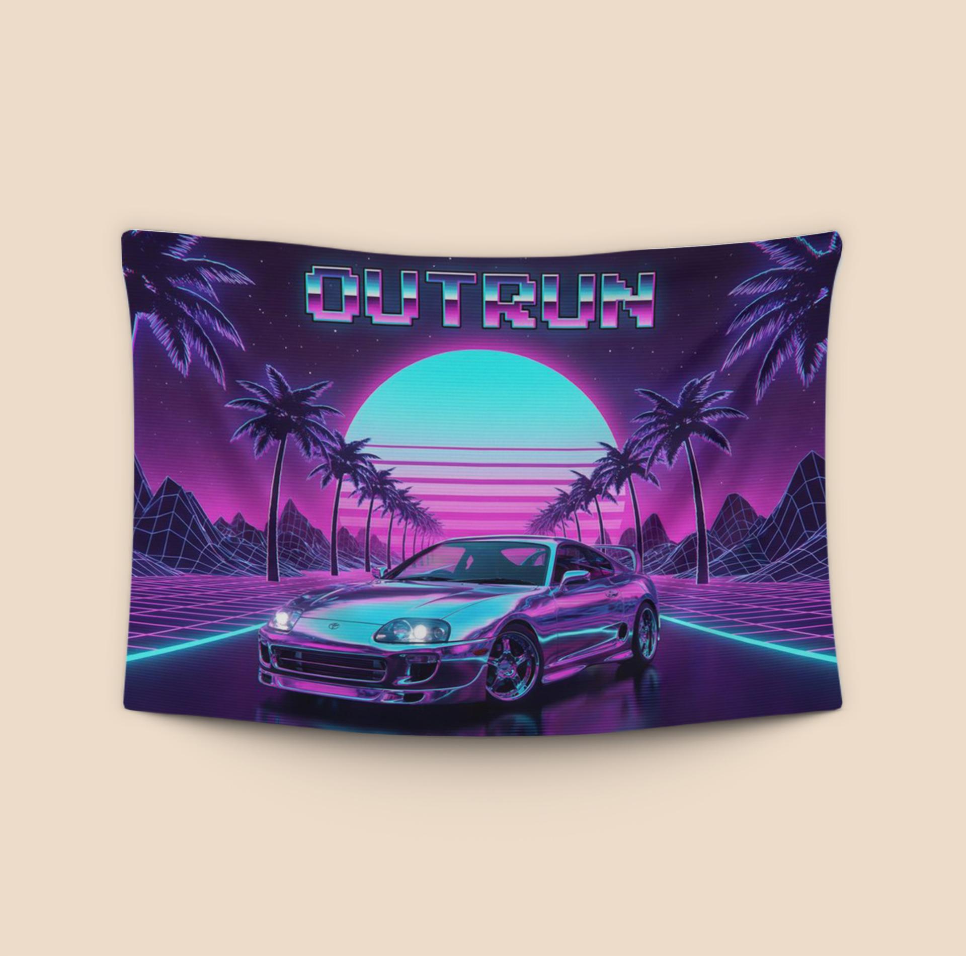 Outrun Supra Synthwave Dream