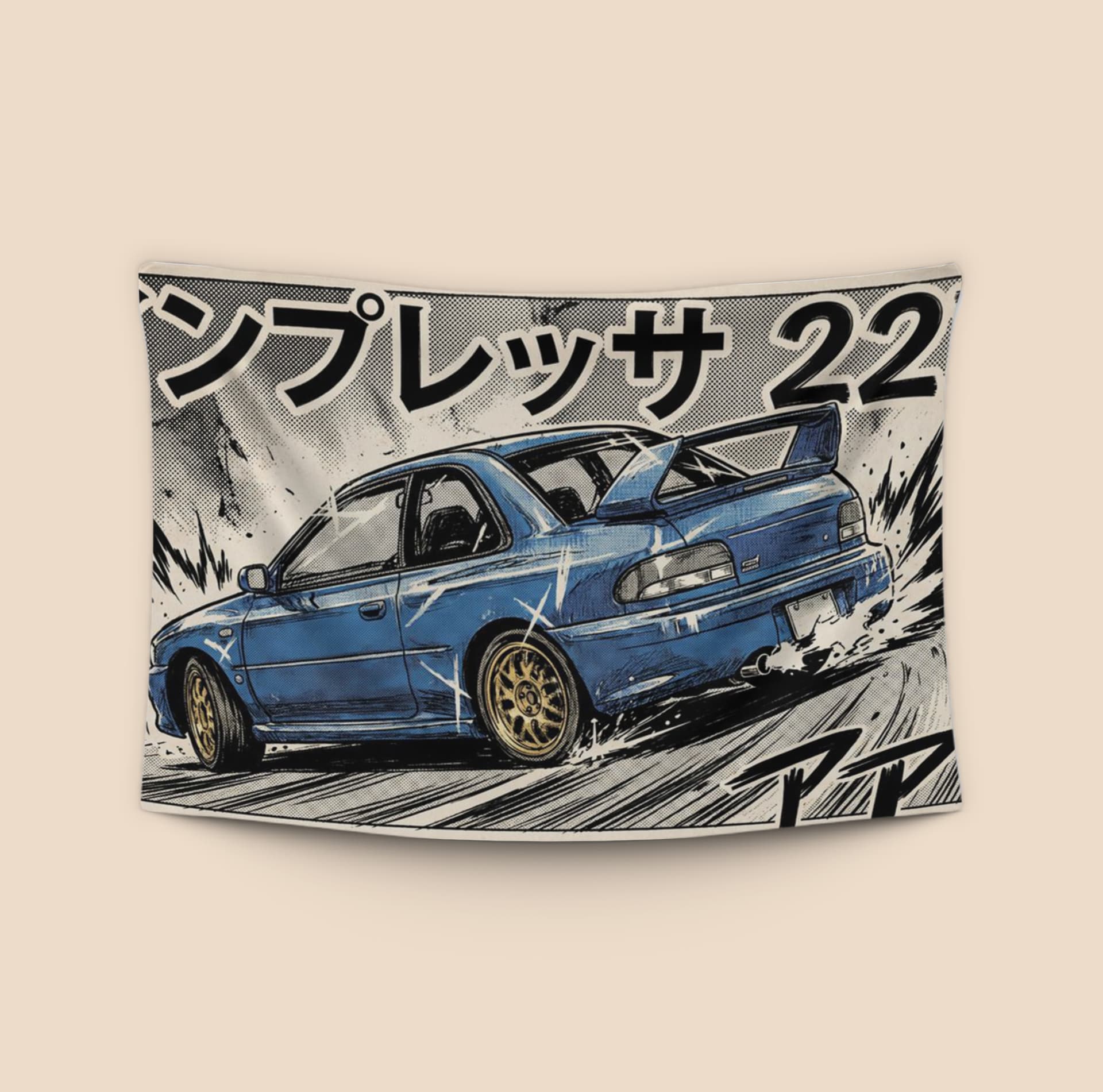Subaru Impreza 22B STi Manga Drift