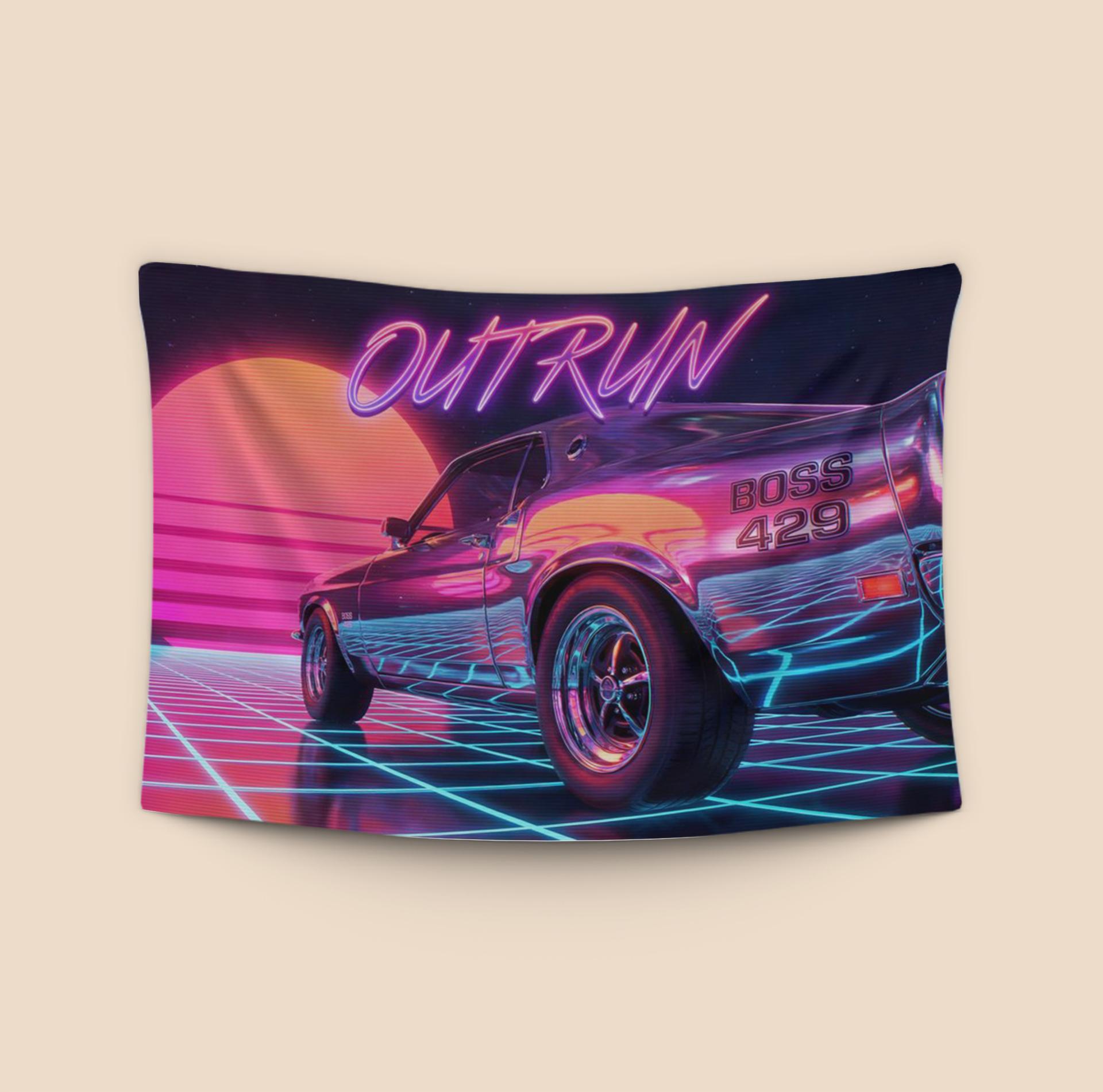 Boss 429 Neon Outrun Horizon