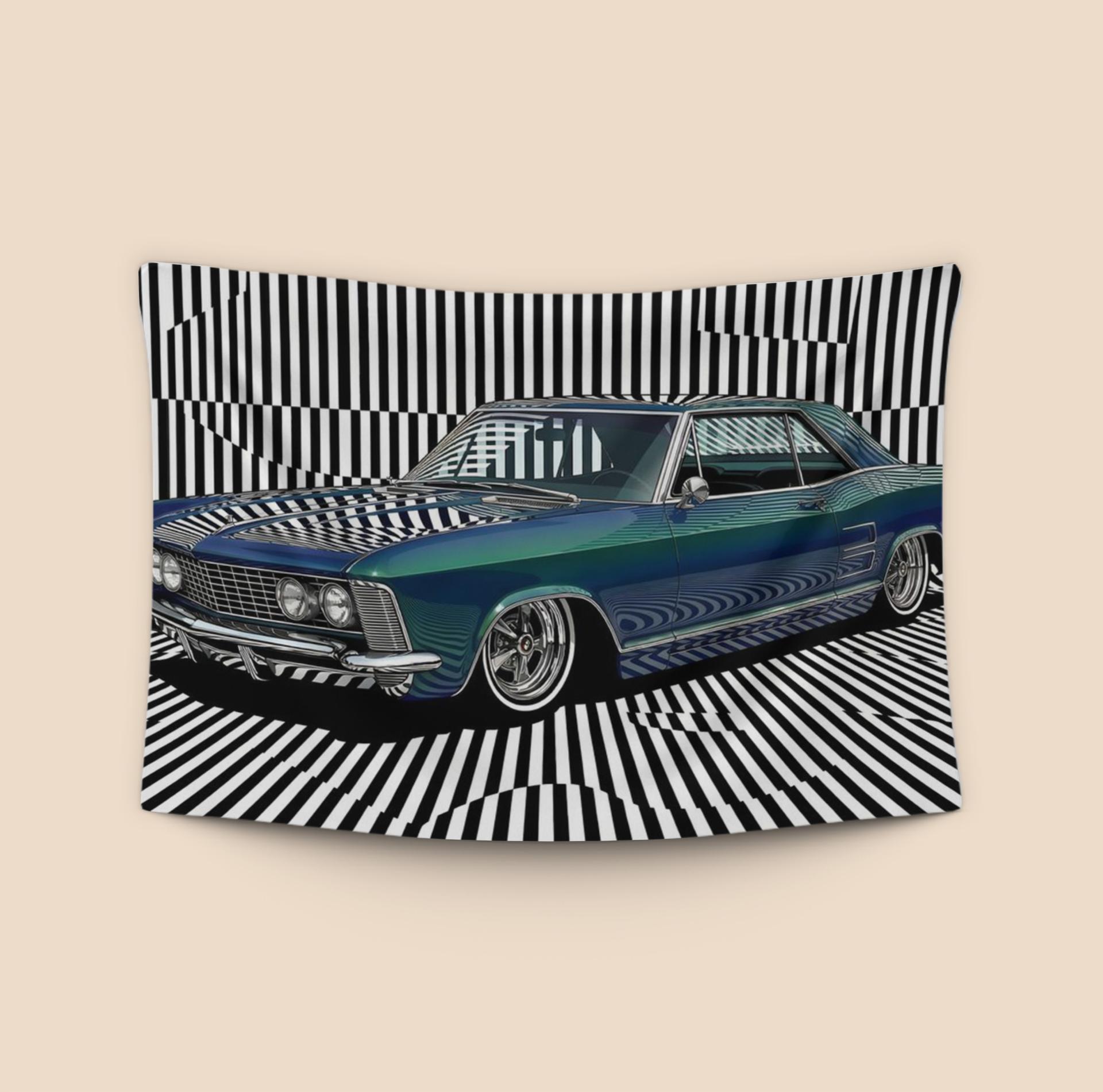 Op Art Riviera Reflection