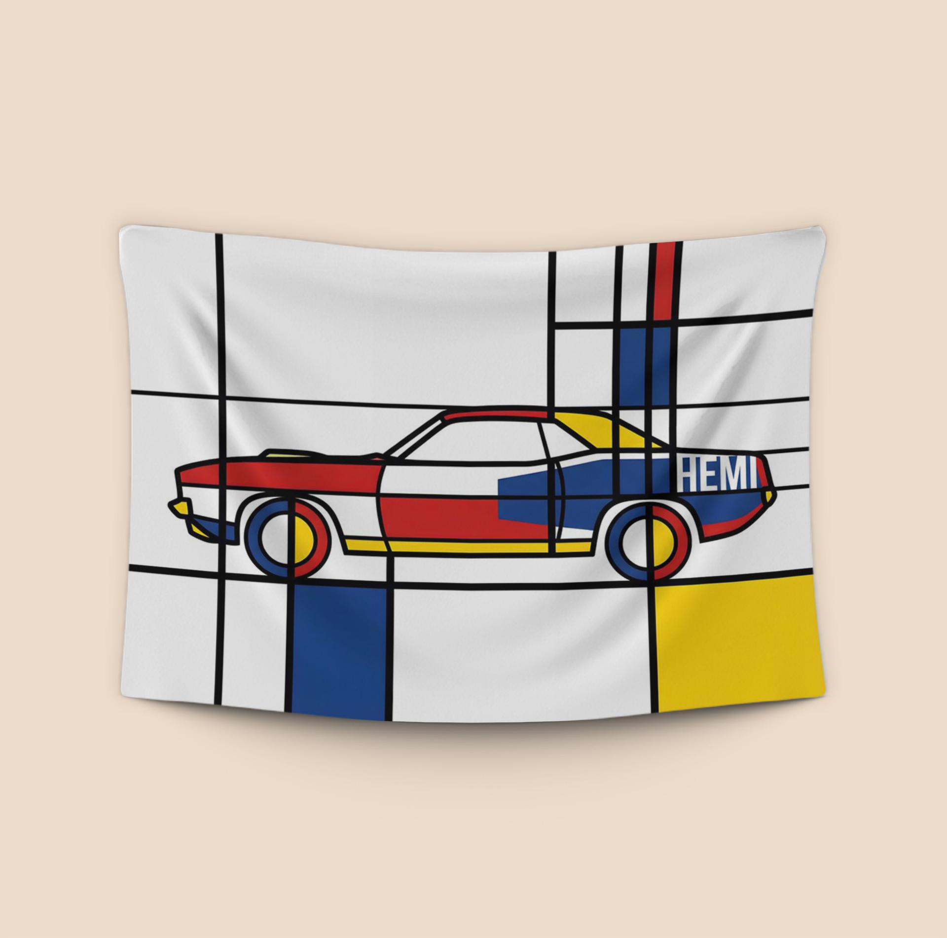 Hemi 'Cuda: De Stijl Primary Muscle