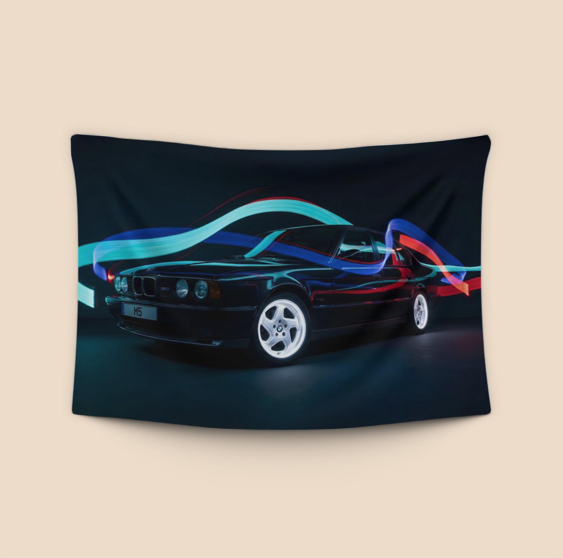 BMW M5 E34: Midnight Light Painting