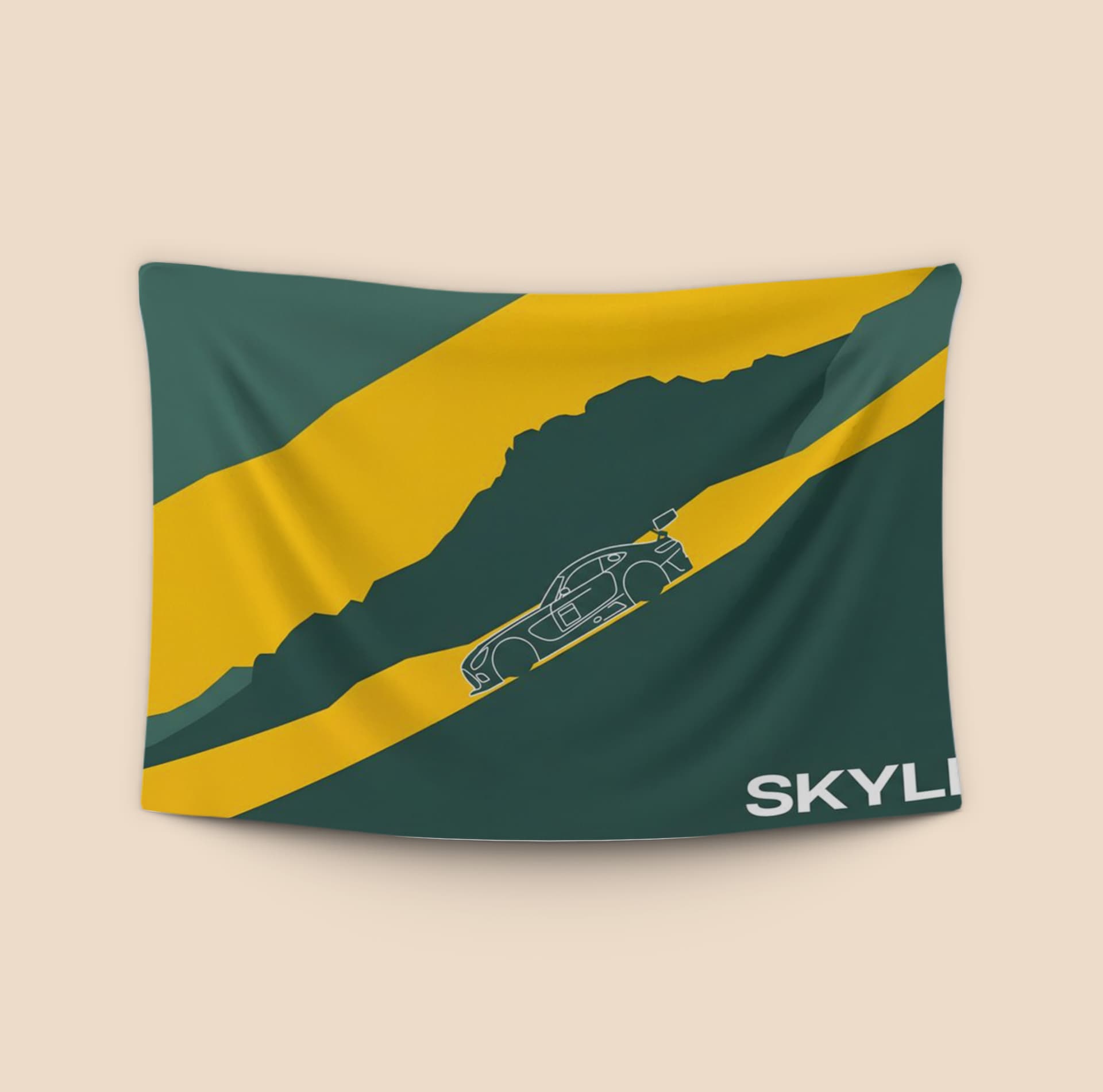 Mount Panorama Skyline Minimalist Racing Poster