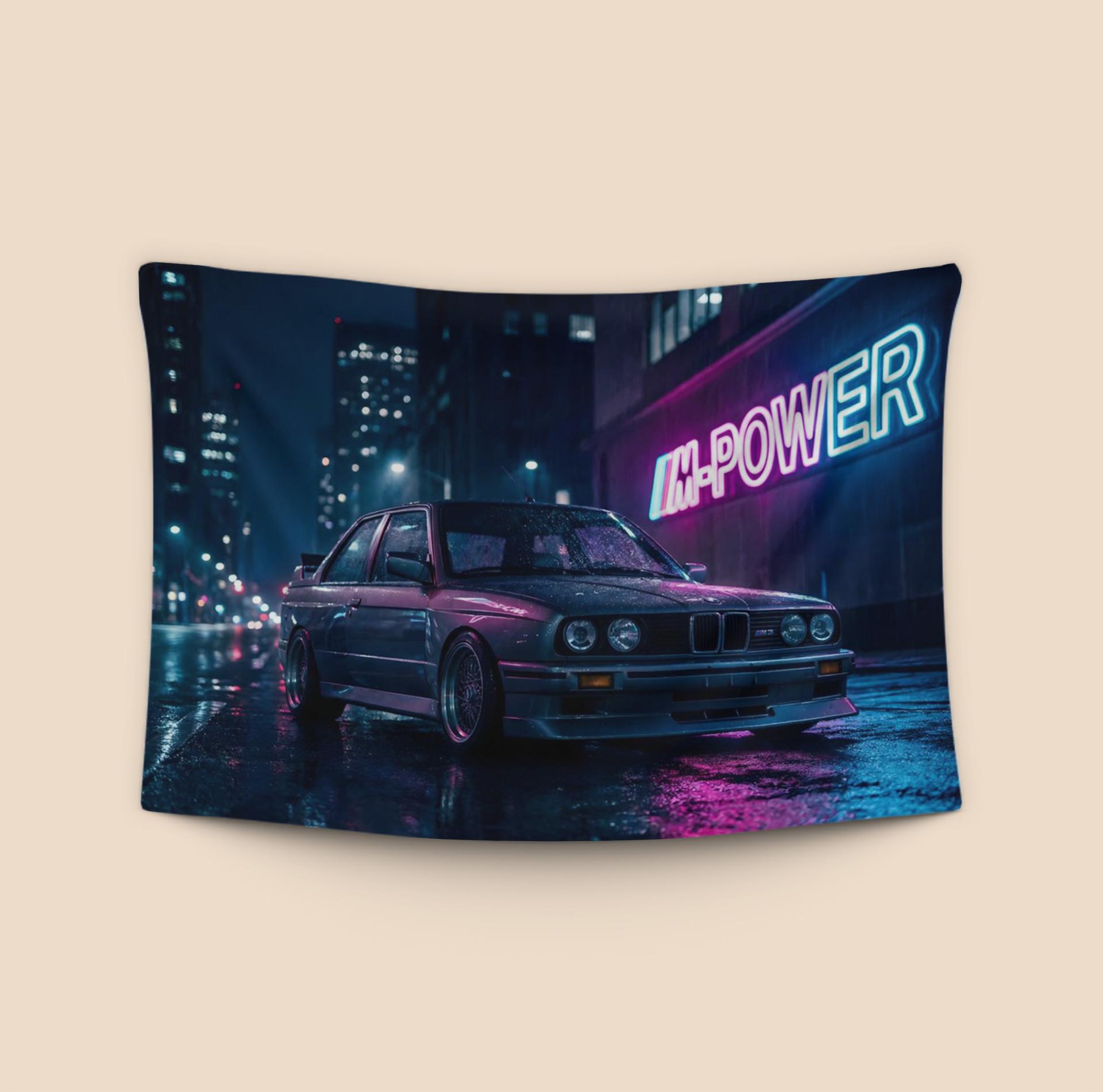 BMW E30 M-Power Night Drive