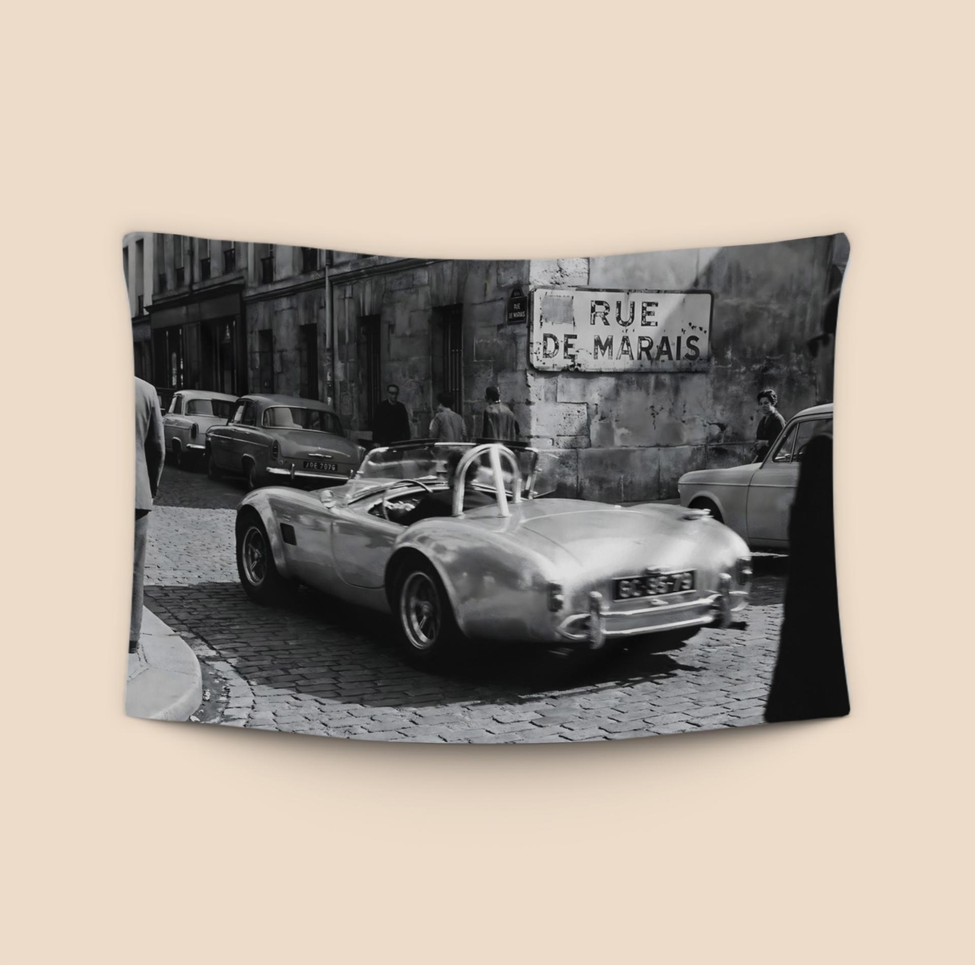 Parisian Pursuit: Shelby Cobra on Rue de Marais