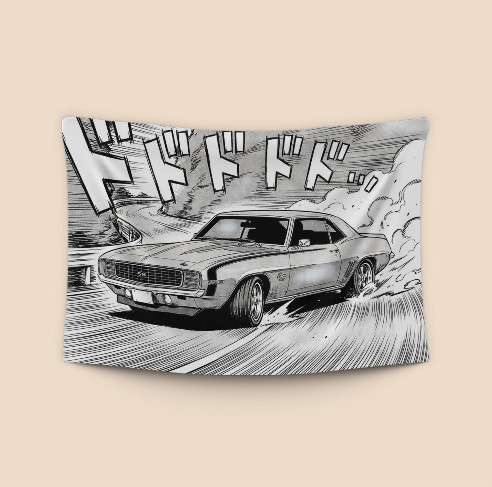 Manga Drift: 1969 Camaro SS Touge Attack