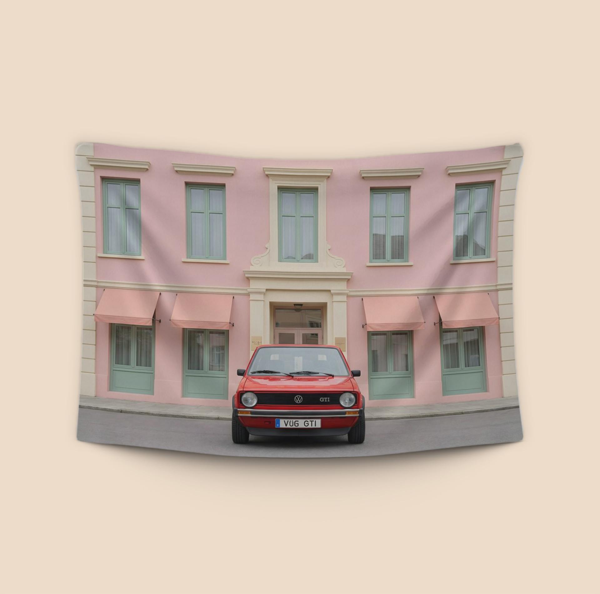 Scarlet GTI at the Pink Hotel