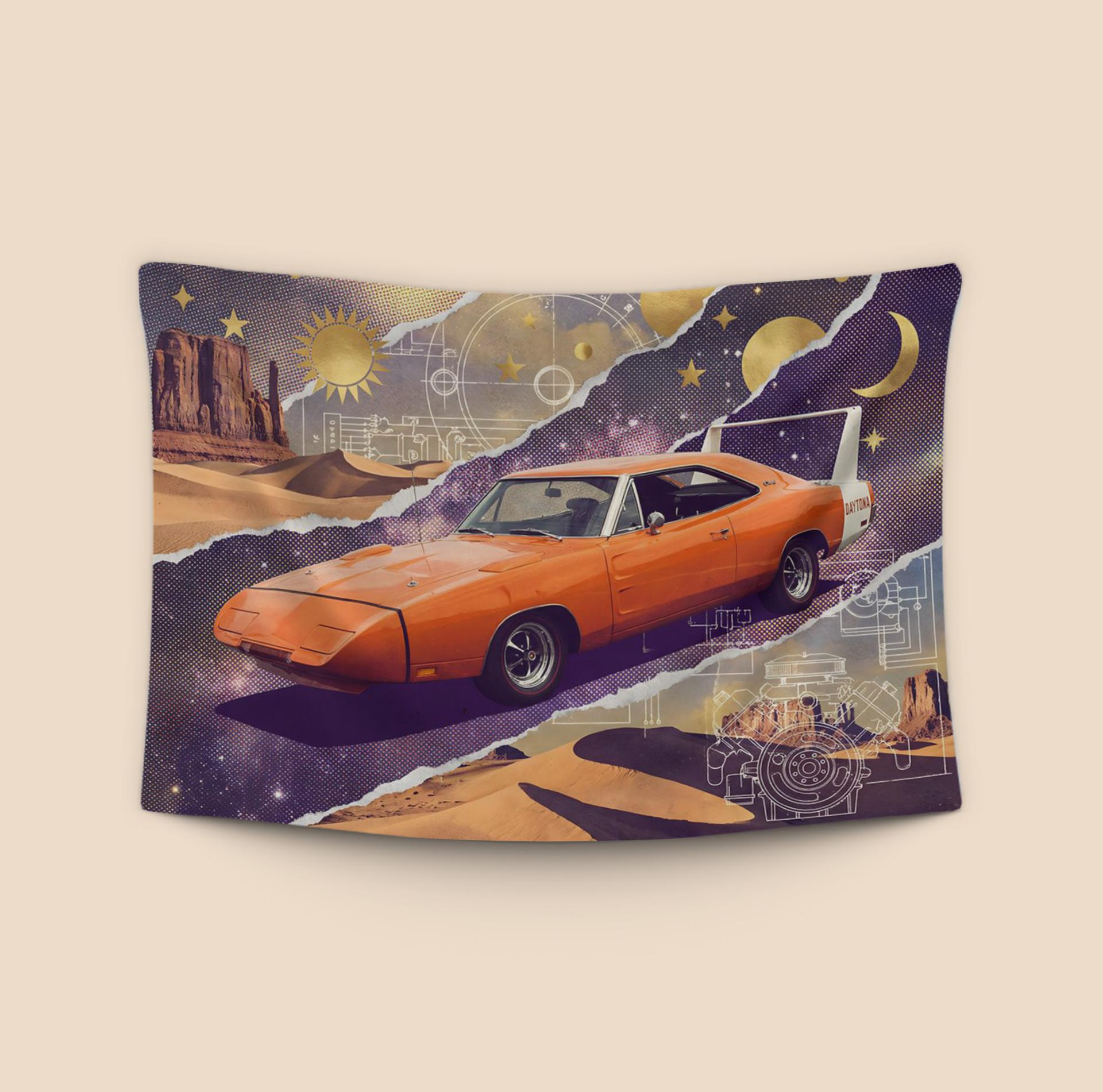 Charger Daytona: Celestial Aero Warrior Collage