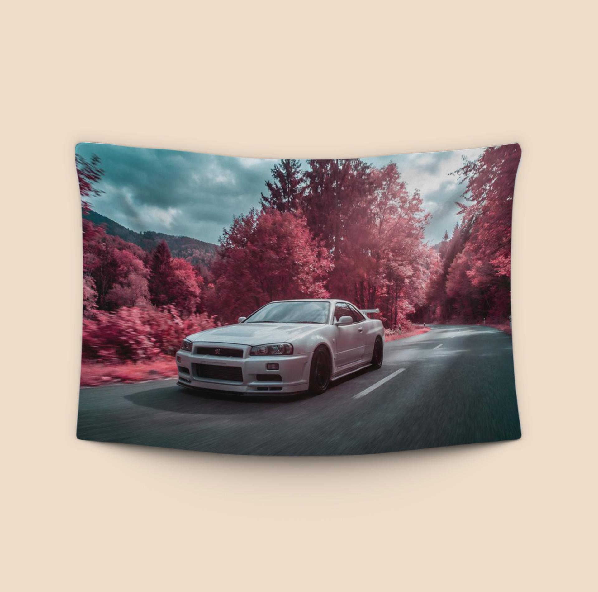 Infrared Forest Nissan Skyline GT-R R34