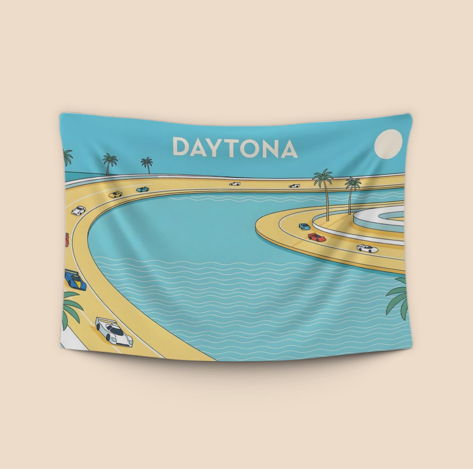Daytona 24: Coastal Curve Illustration