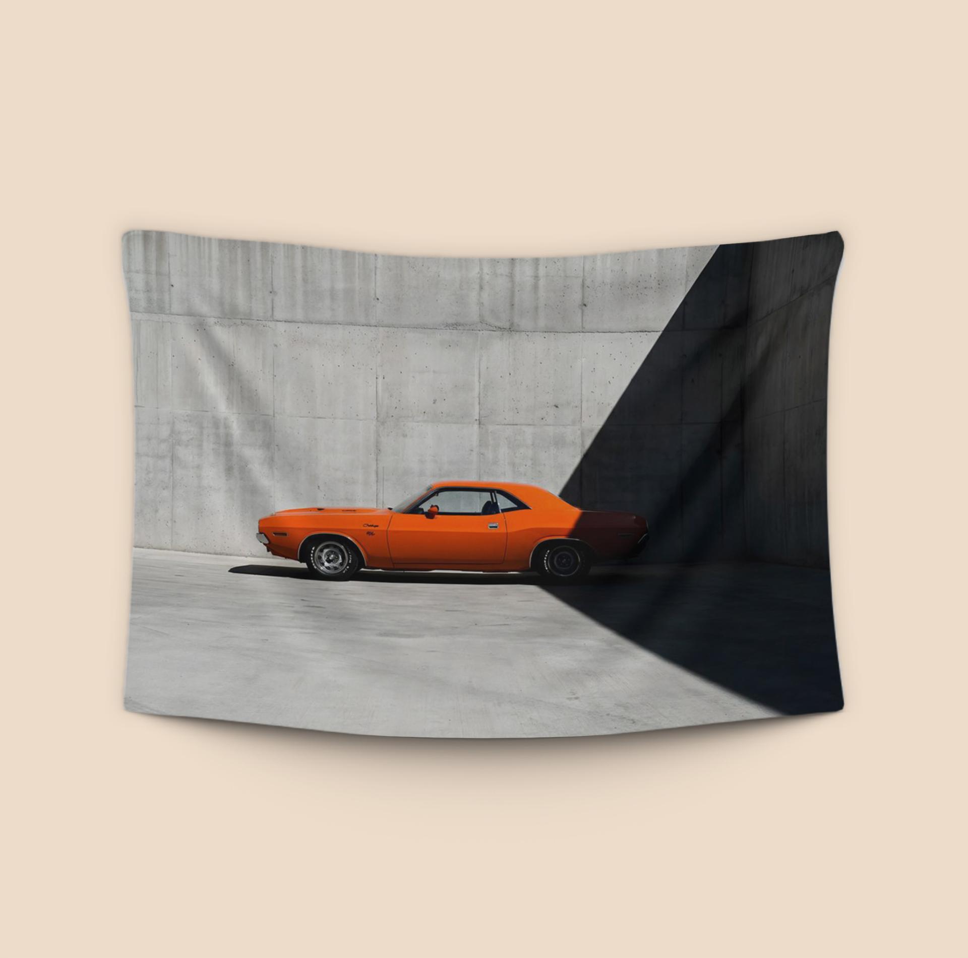 Orange Challenger: Shadow and Concrete