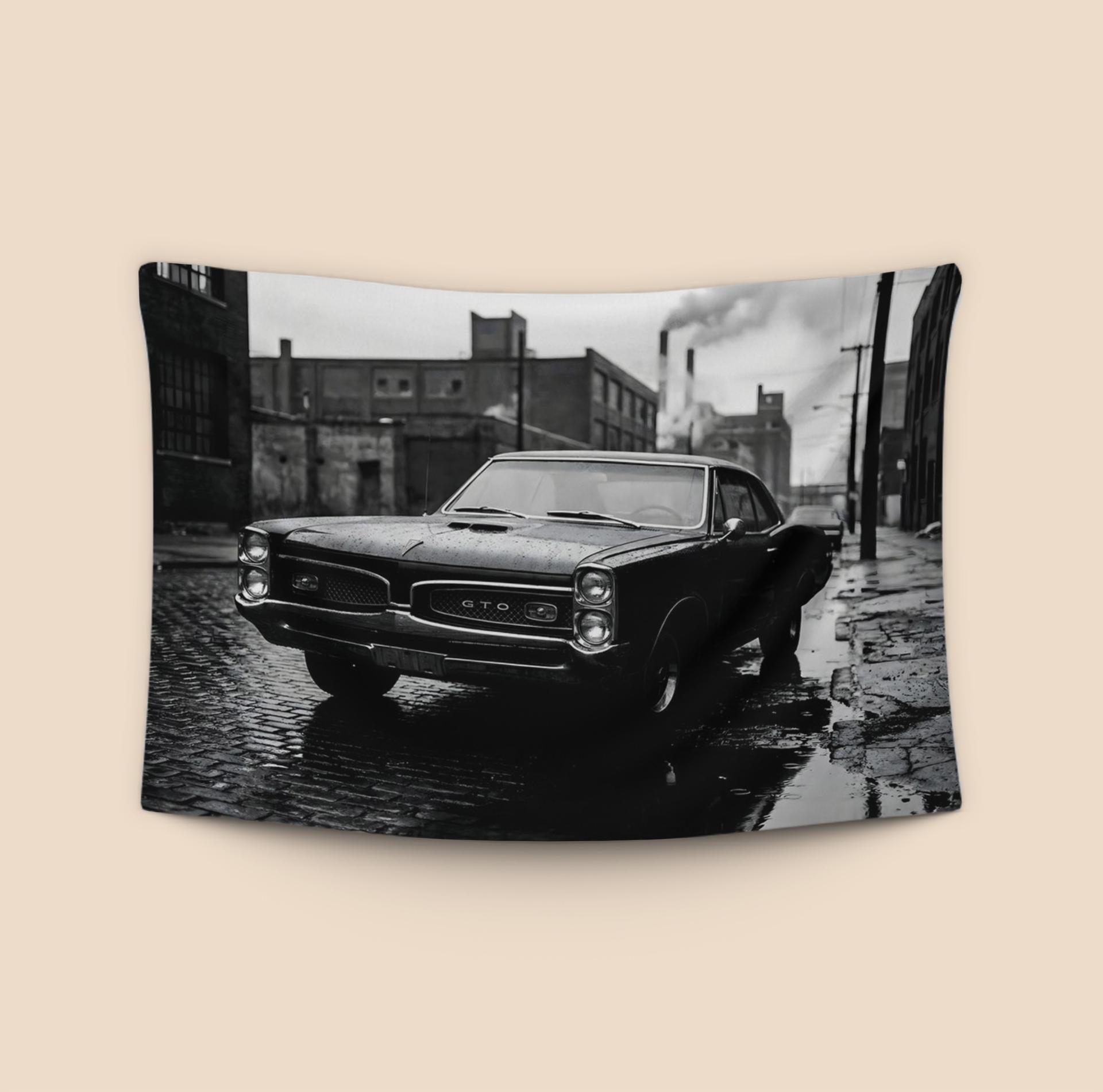 Industrial Legend: 1966 Pontiac GTO in the Rain