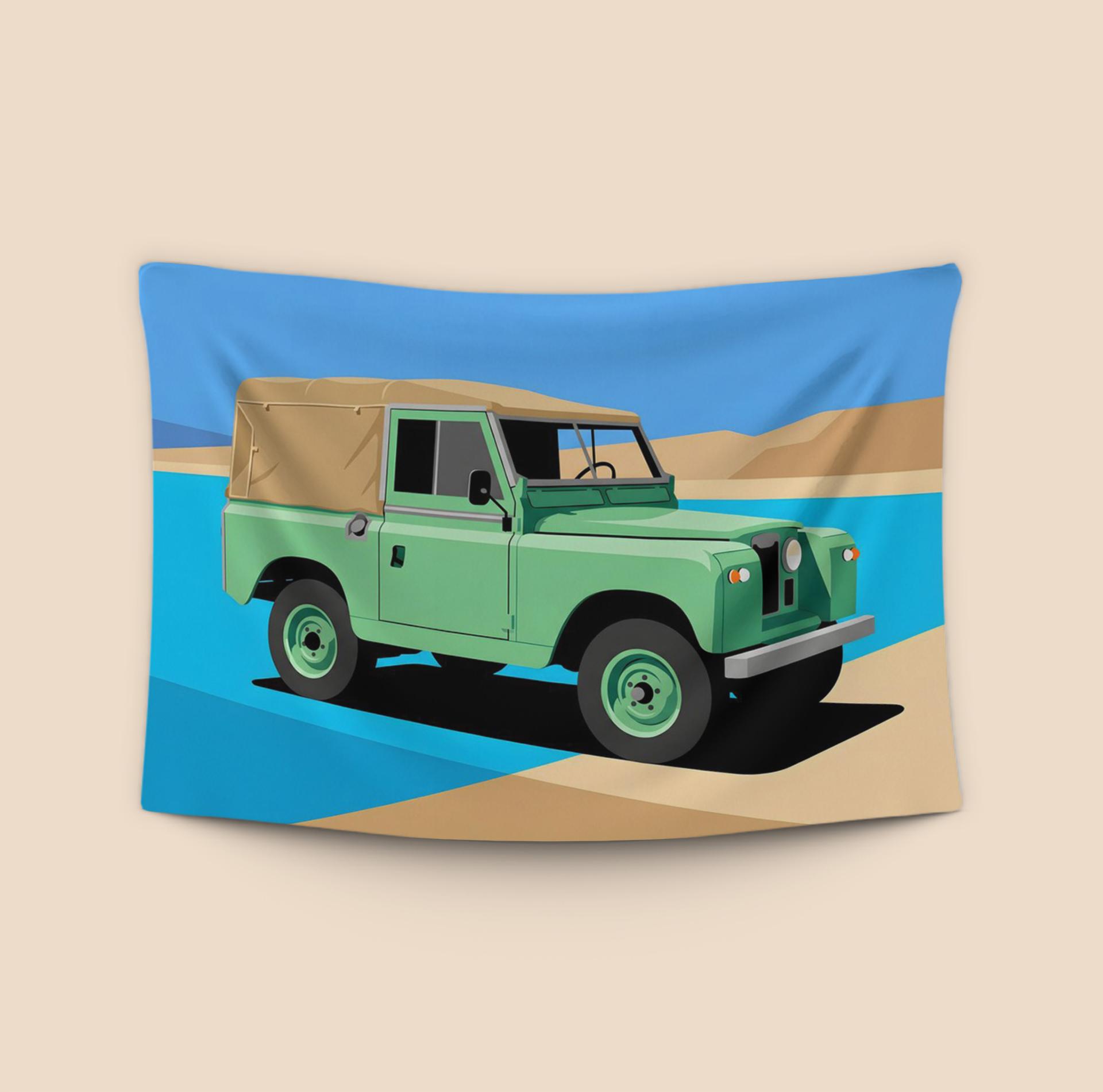 Land Rover Series IIA: Coastal Flat Art Adventure