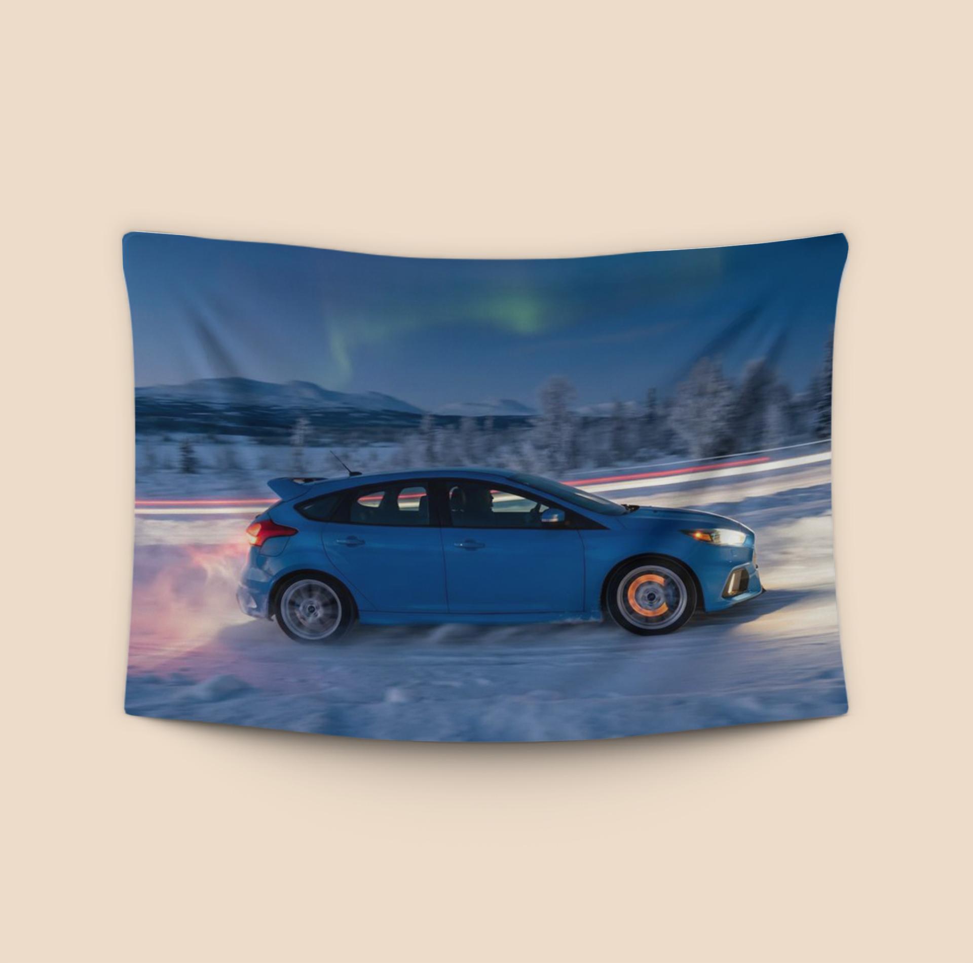 Ford Focus RS Arctic Aurora Drift