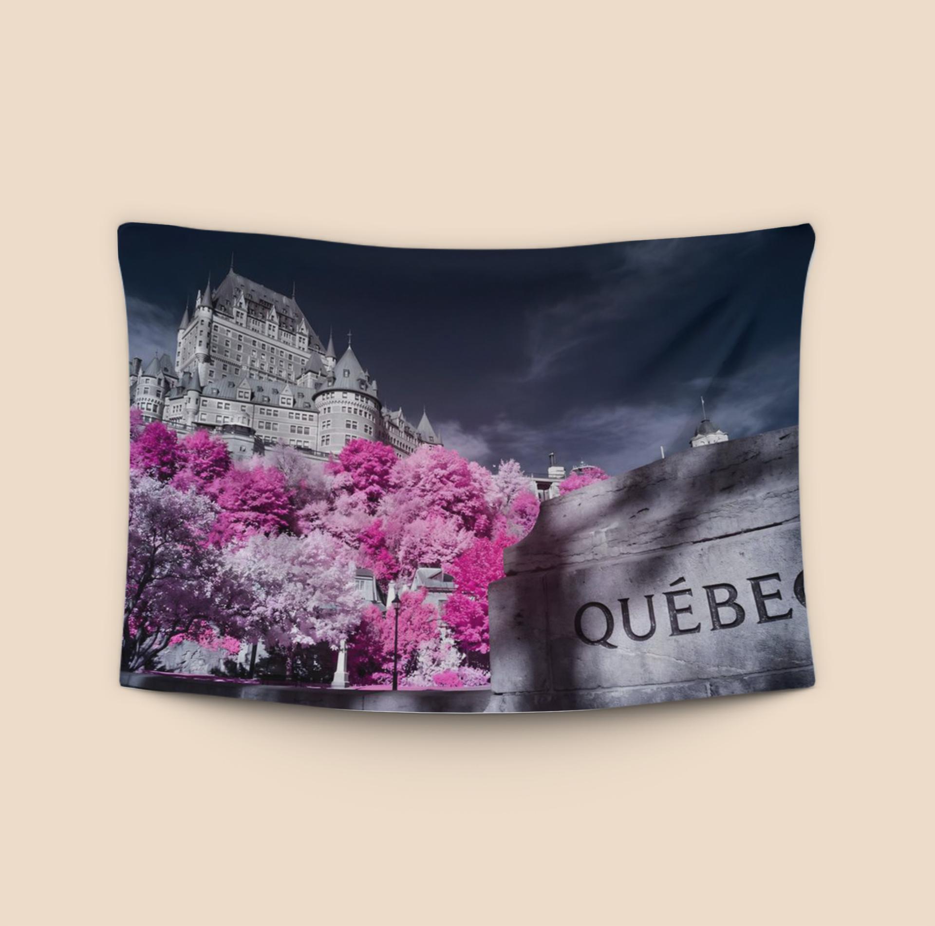 Infrared Quebec: Pink Foliage at Château Frontenac