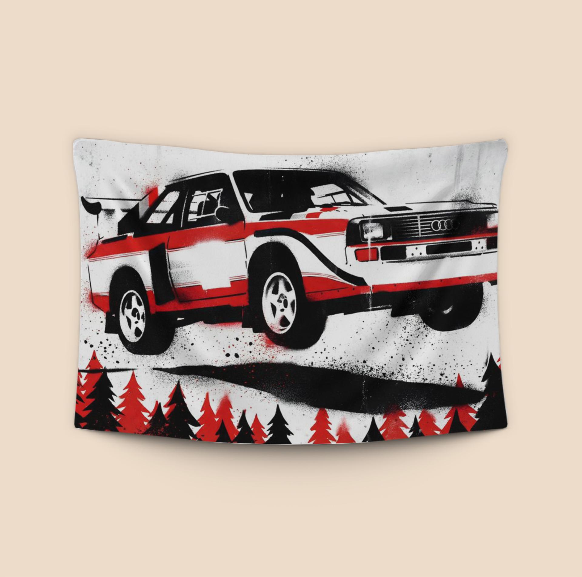 Audi Quattro S1: Urban Stencil Jump