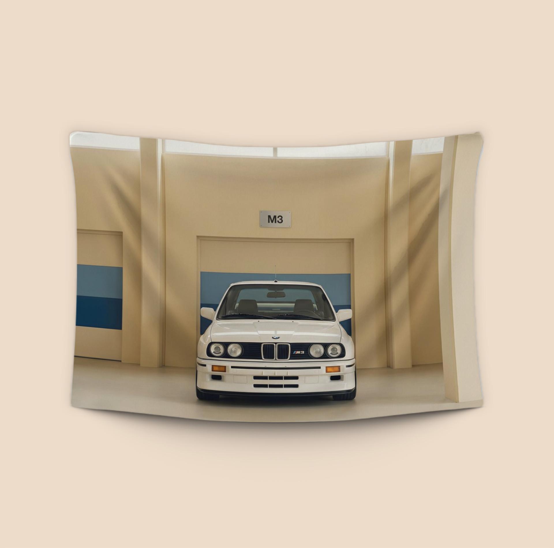 BMW E30 M3: Minimalist Garage Sanctuary