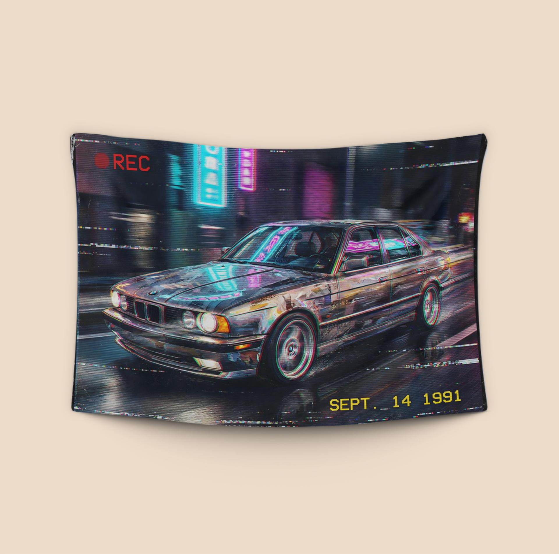 VHS Memories: 1991 BMW E34 Midnight Drive