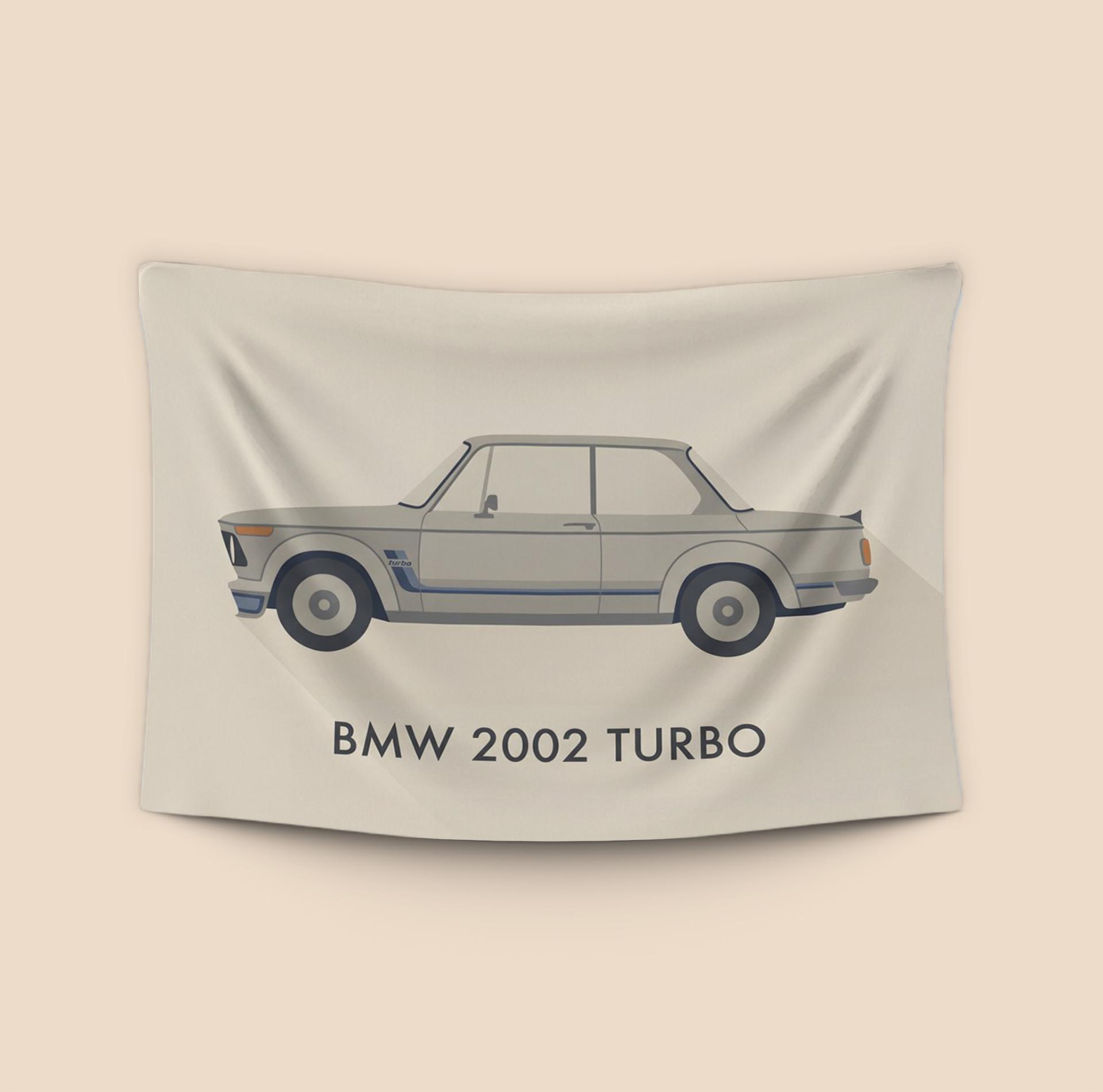BMW 2002 Turbo Minimalist Profile Poster