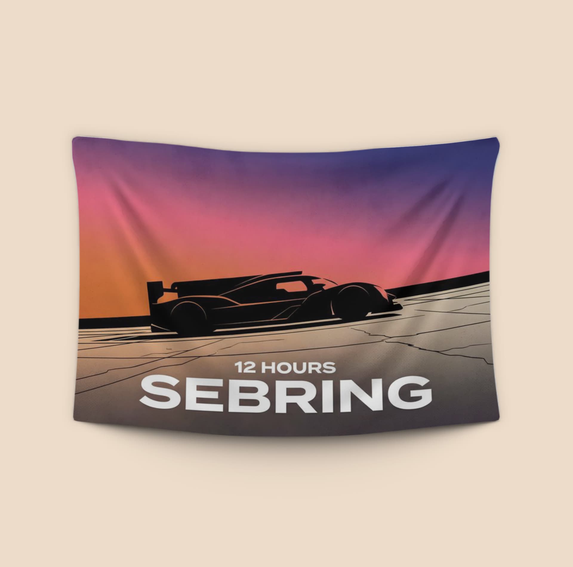 12 Hours of Sebring Sunset Hypercar Silhouette