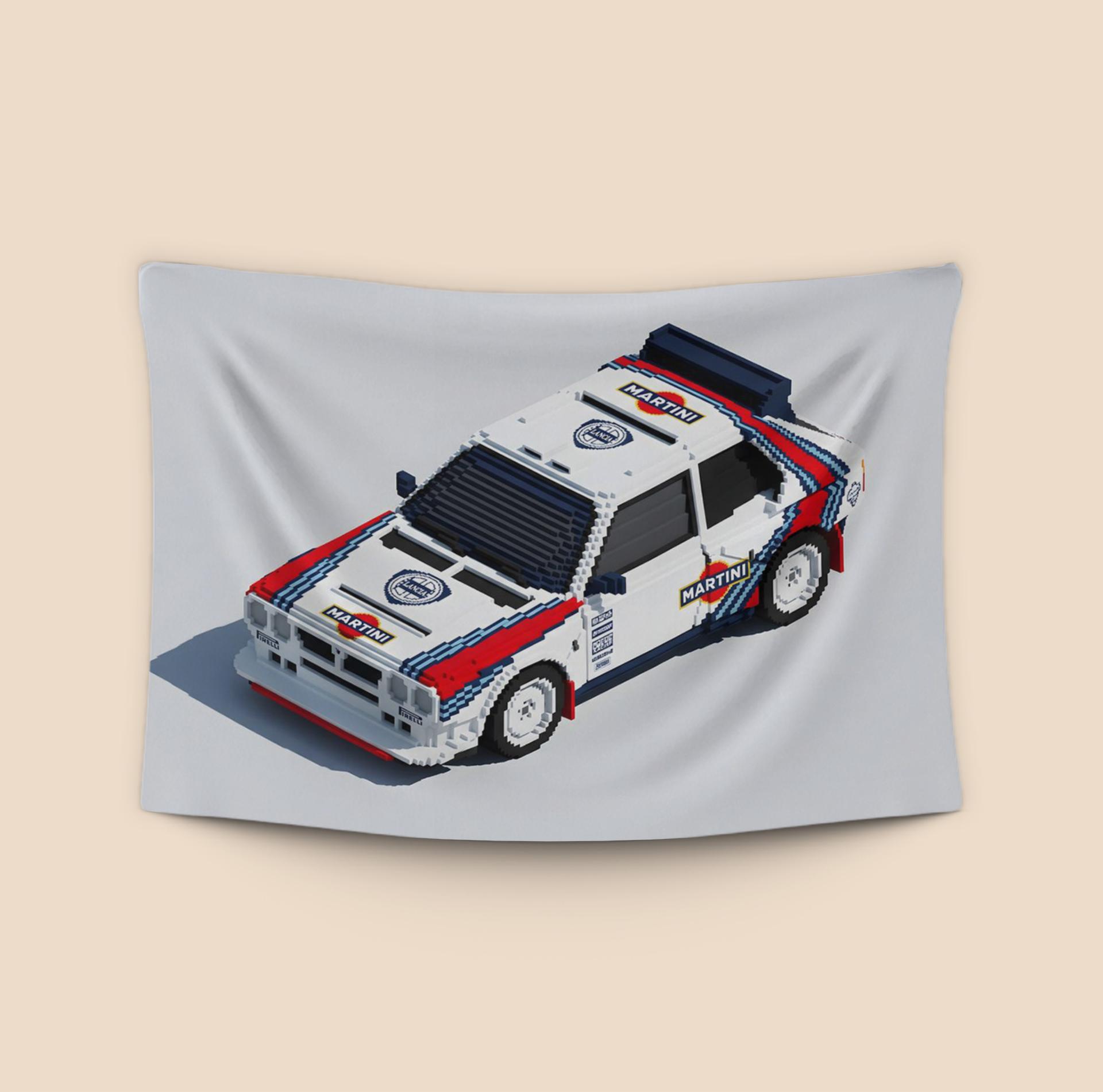 Voxel Rally Legend: Lancia Delta S4 Martini Edition