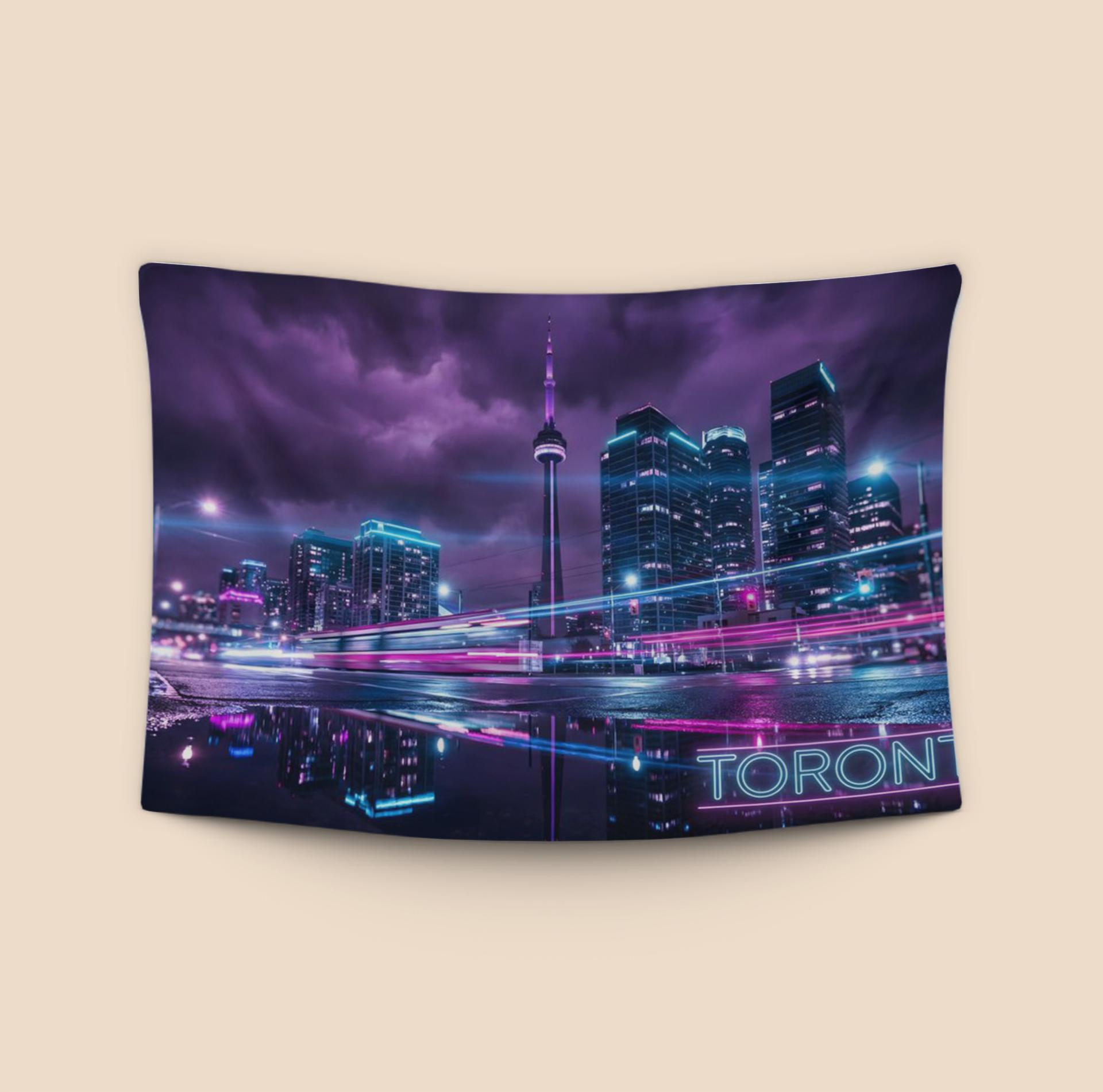 Midnight Neon: Toronto Skyline