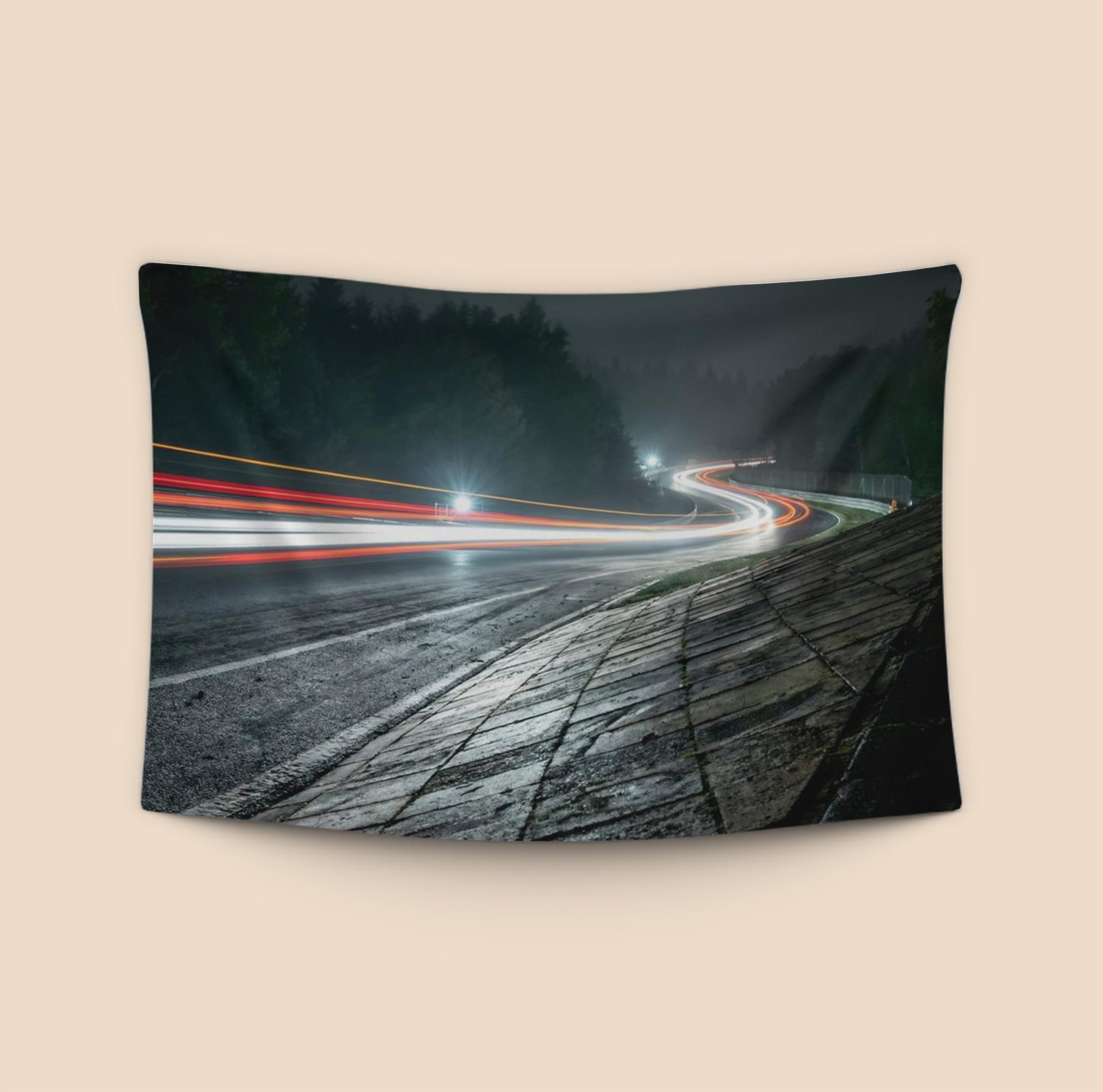 Nürburgring Night Light Trails