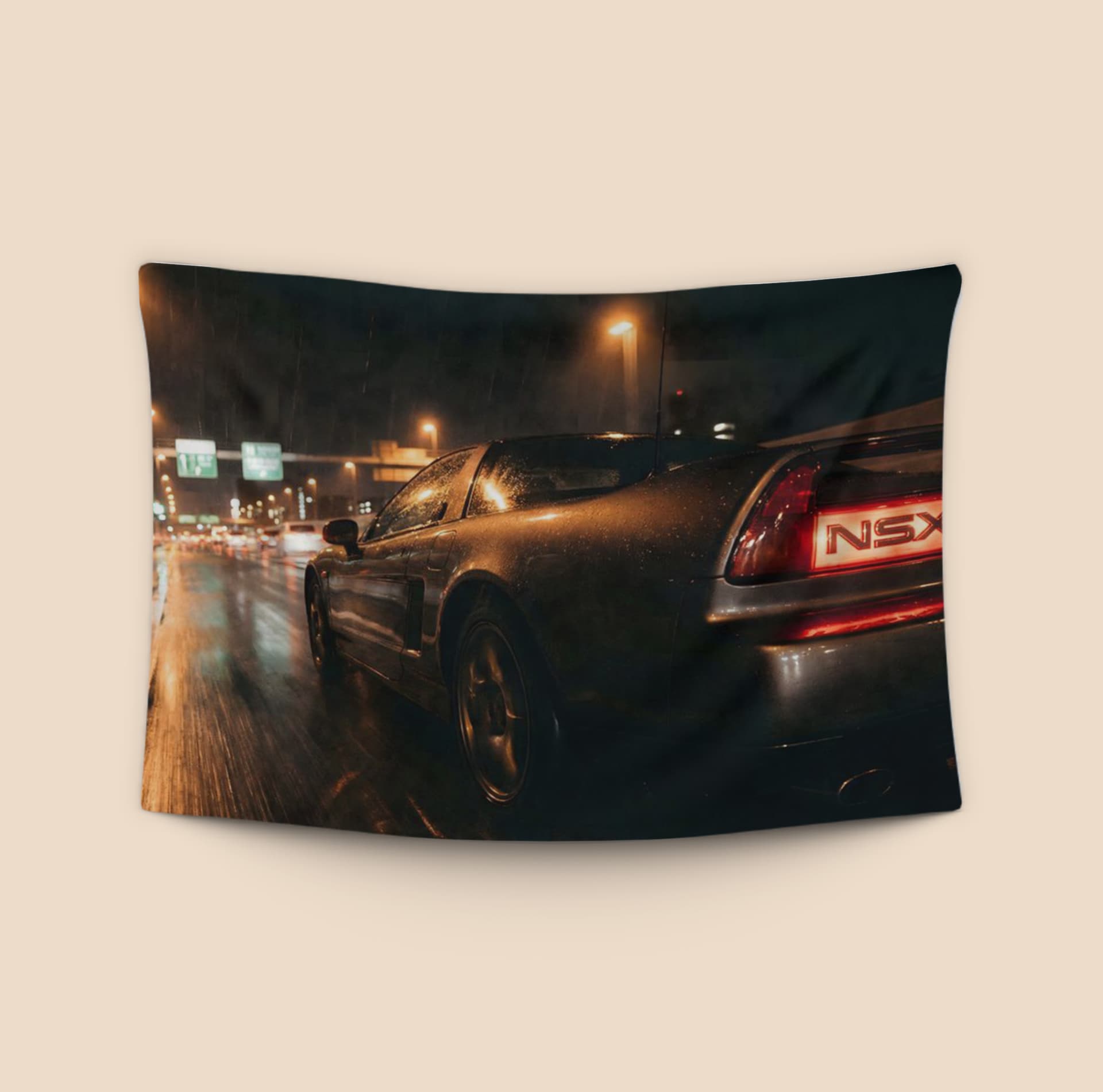 Night Rain Pursuit: Honda NSX