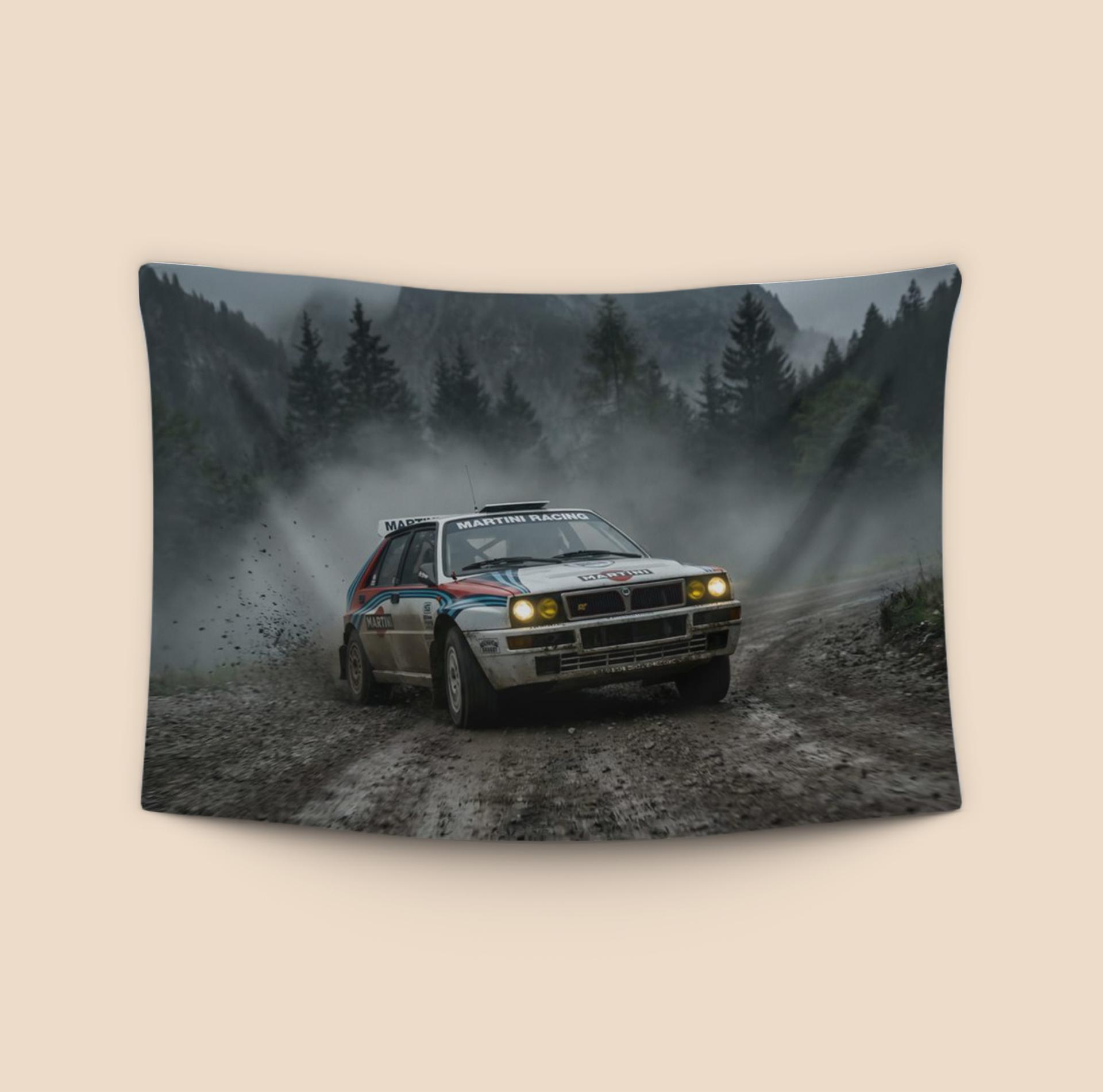 Lancia Delta Integrale Martini Misty Forest Rally