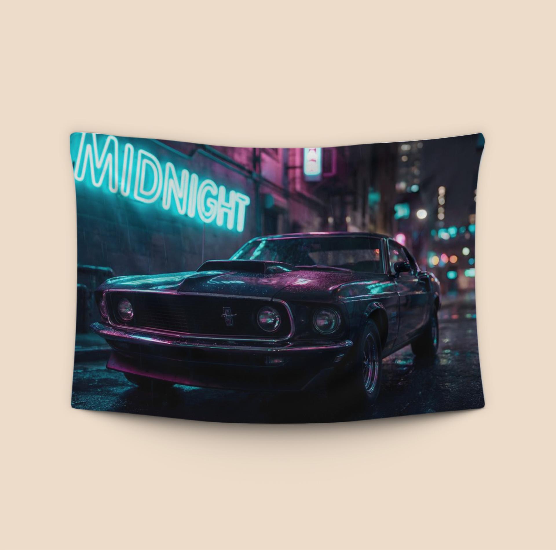 Midnight Mustang Neon Noir