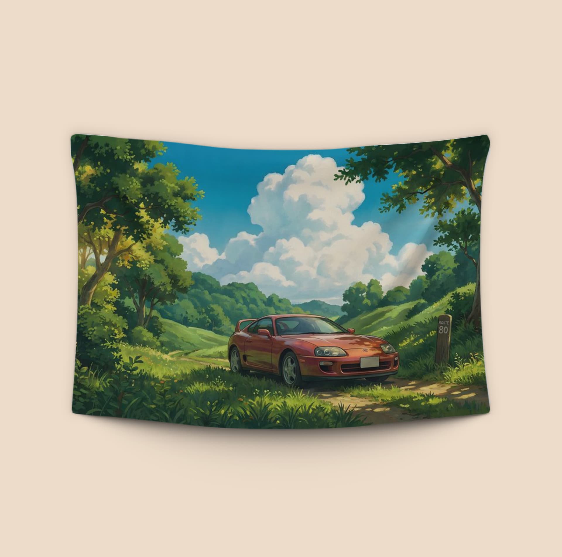 The Journey of A80: Studio Ghibli Style Supra