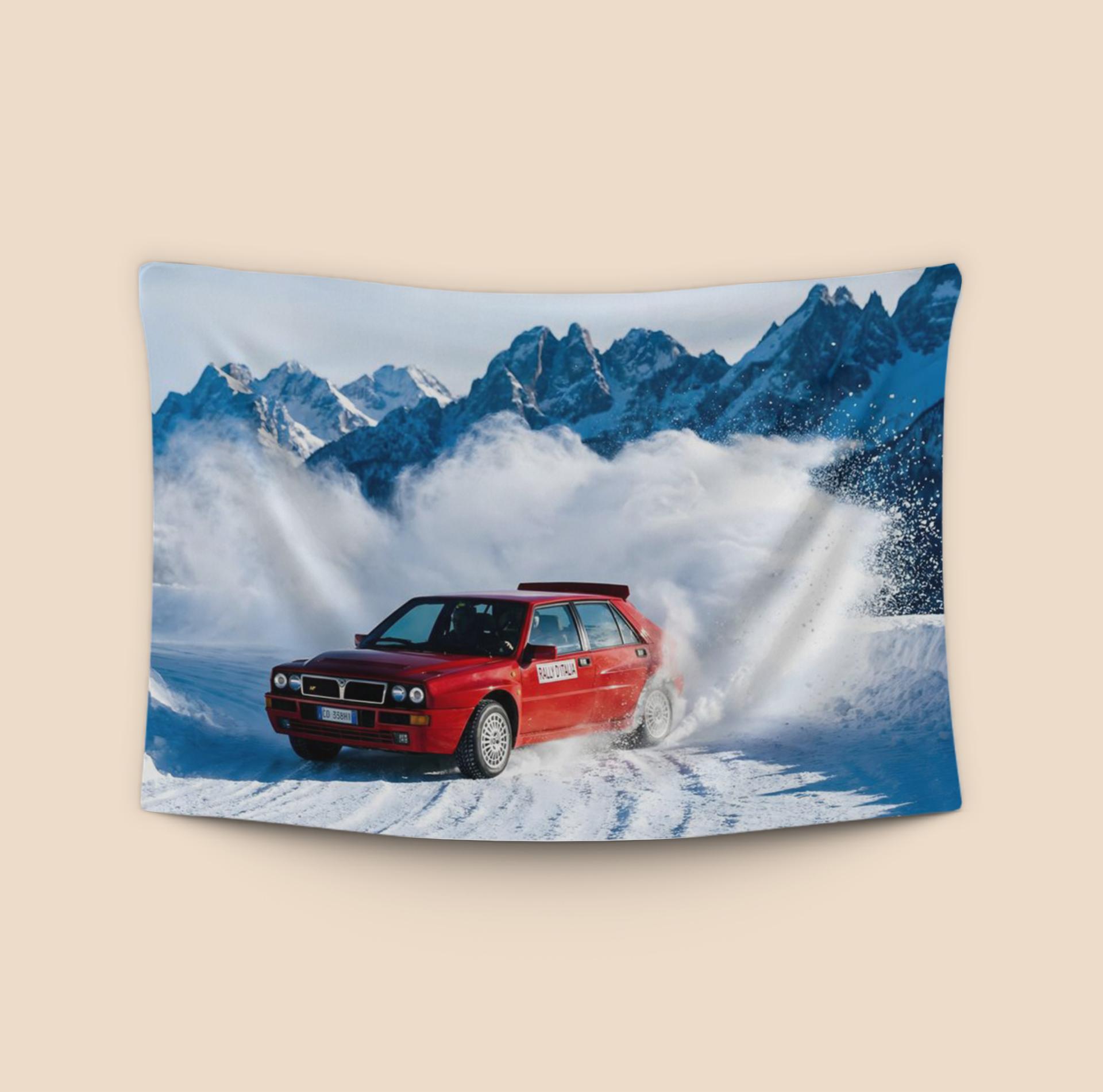 Lancia Delta Integrale: Alpine Snow Drift