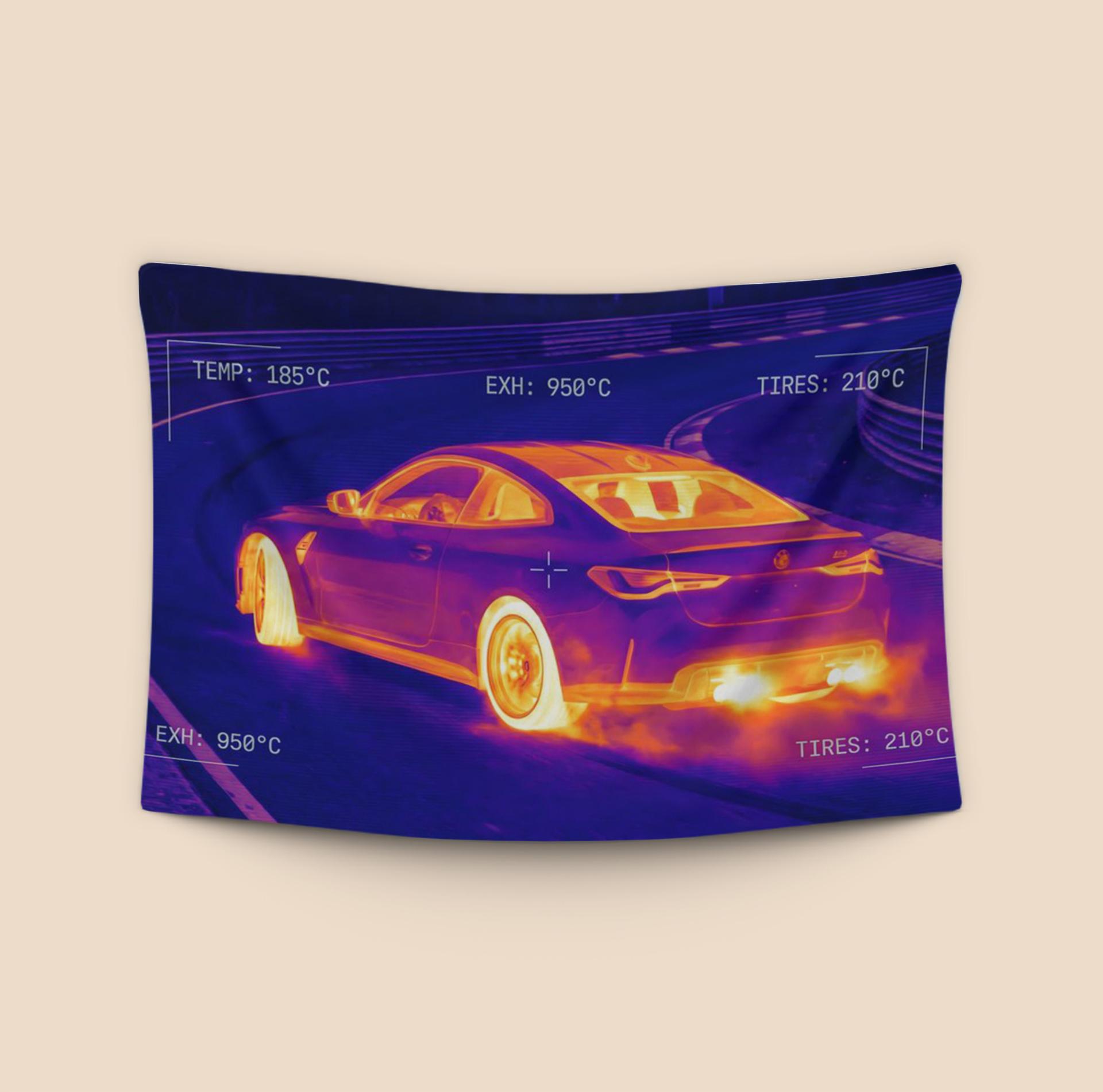 BMW M4 Thermal Drift Vision