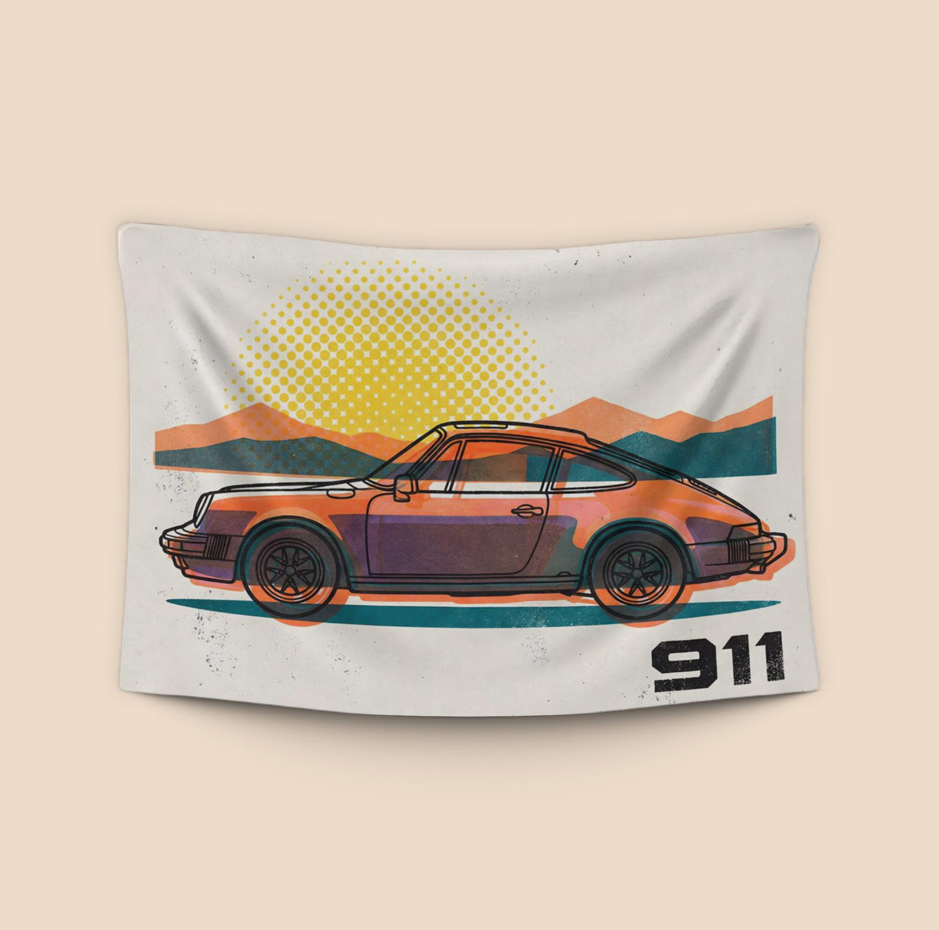 Classic Porsche 911 Retro Horizon