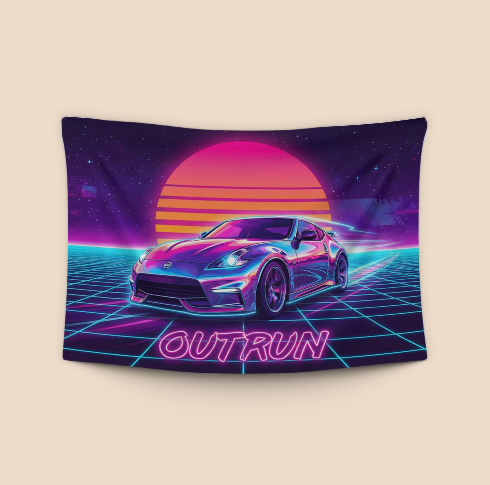 Nissan 370Z Outrun Synthwave Speed