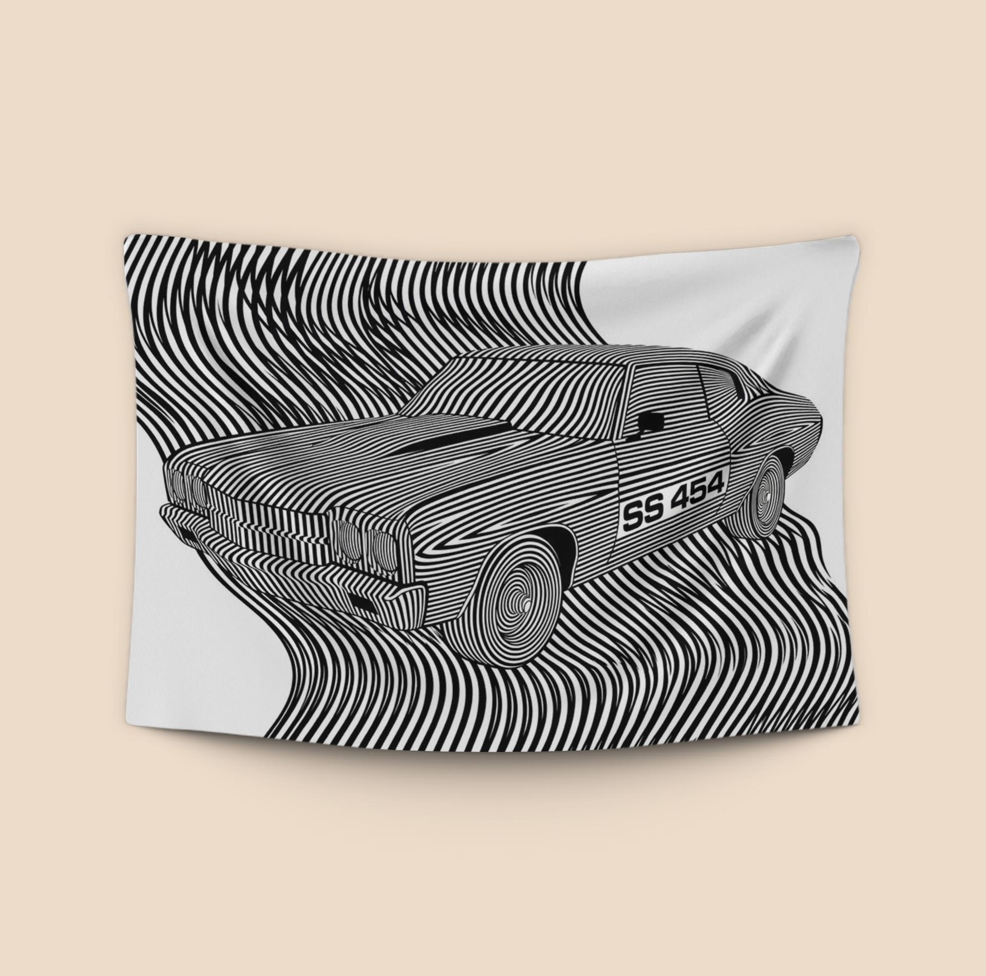 Chevelle SS 454 Optical Illusion