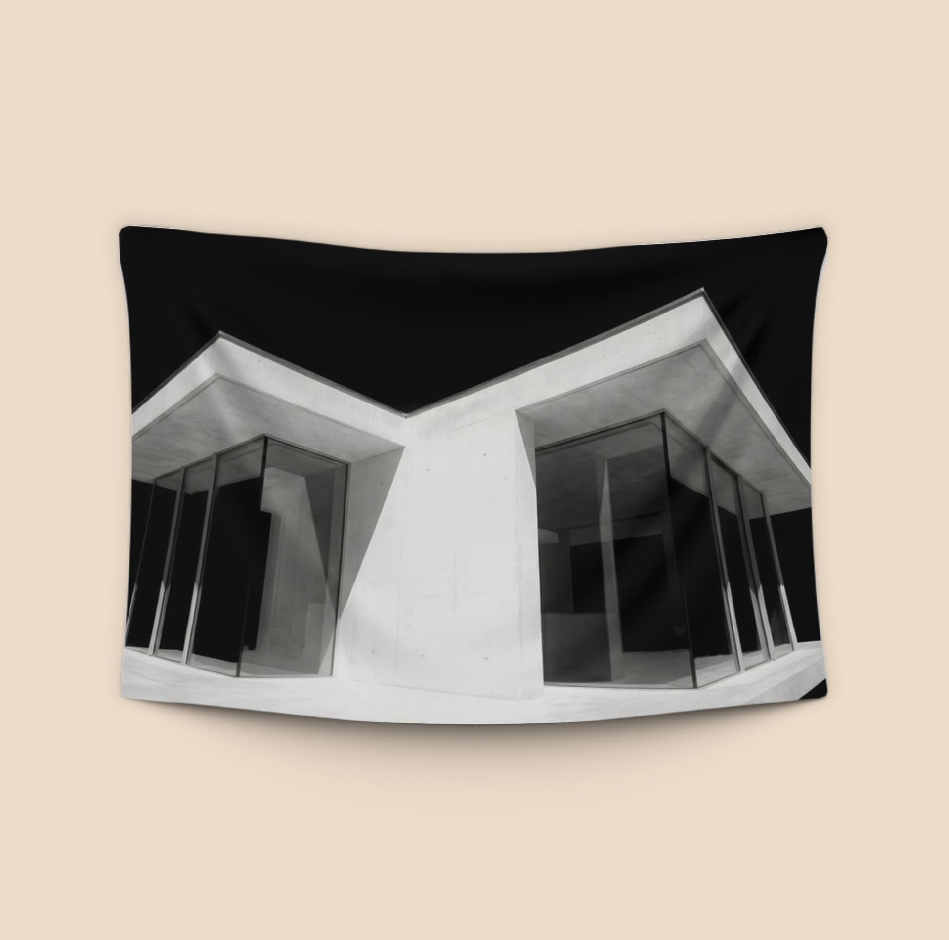 Brutalist Geometry: Concrete and Glass