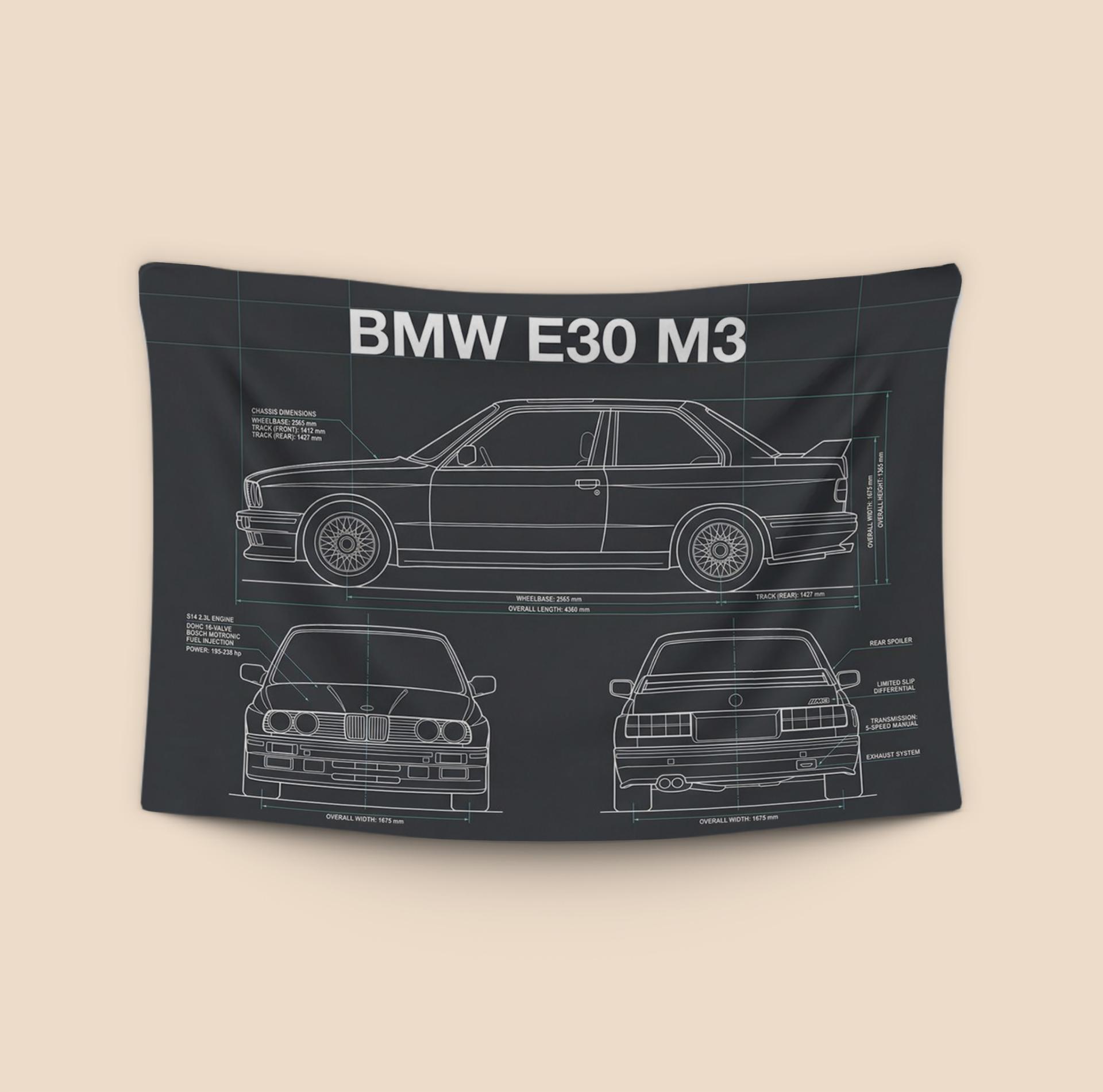 BMW E30 M3 Technical Blueprint