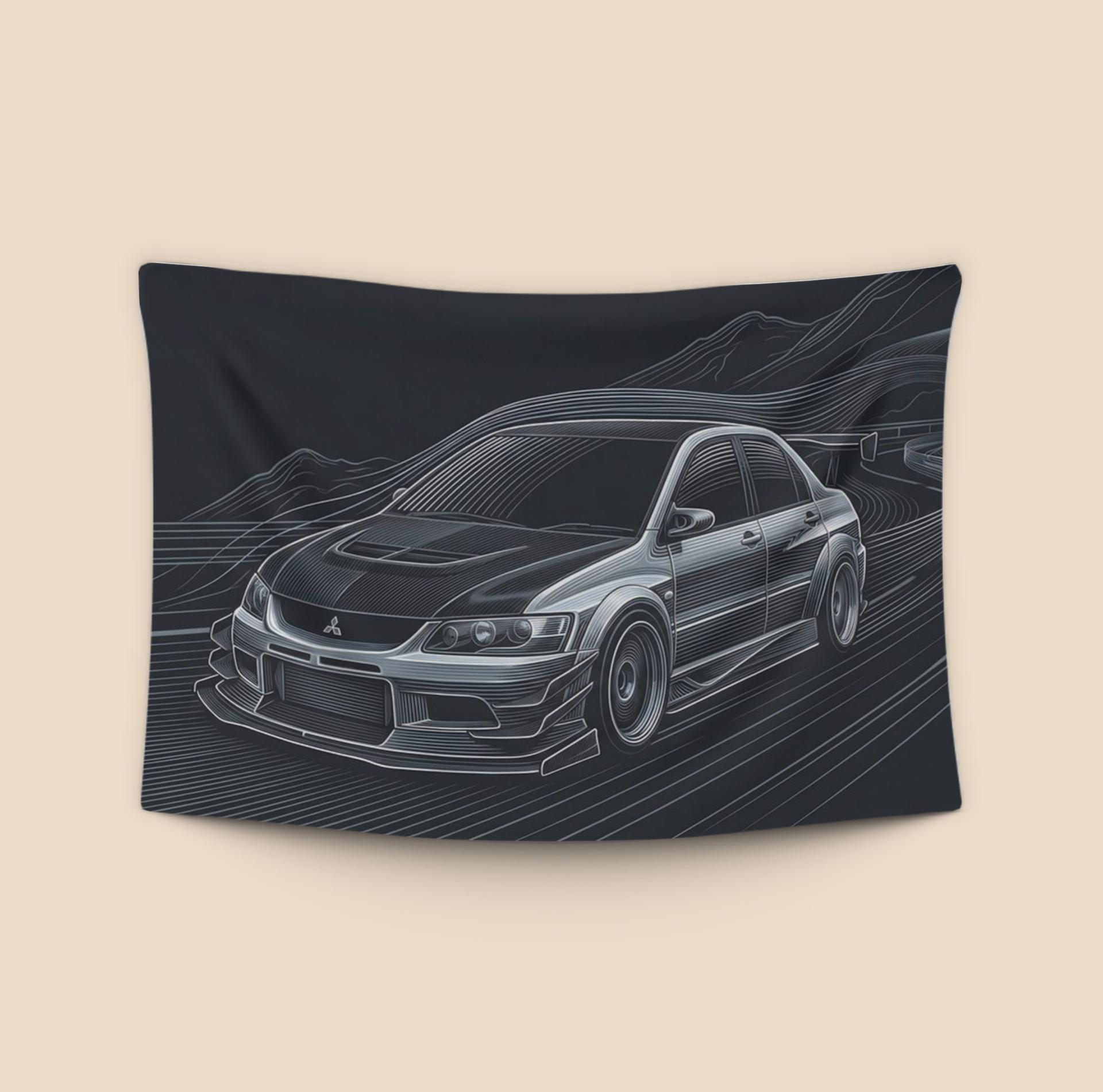 Evolution IX: Technical Line Art