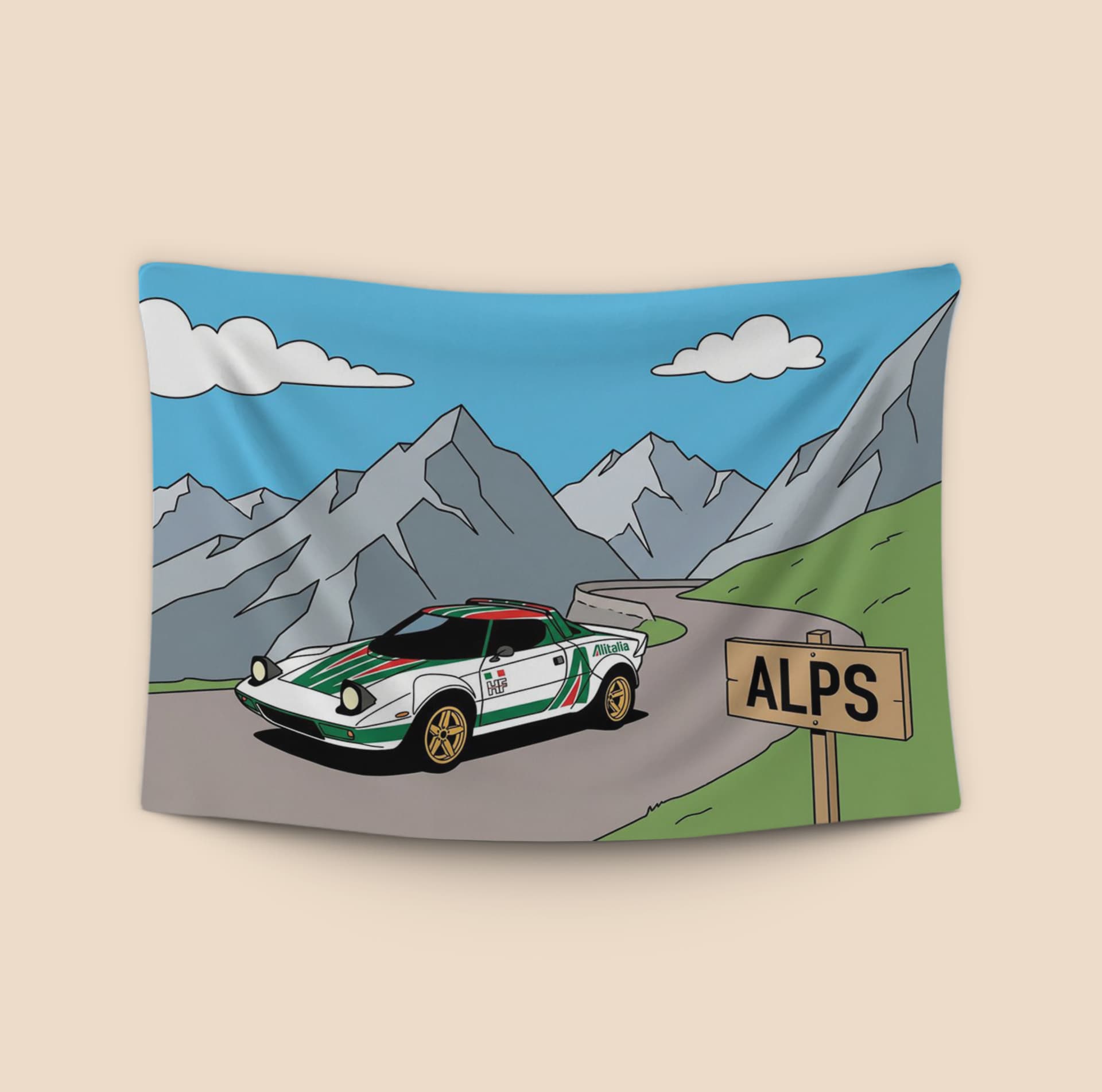 Lancia Stratos Alps Rally Adventure