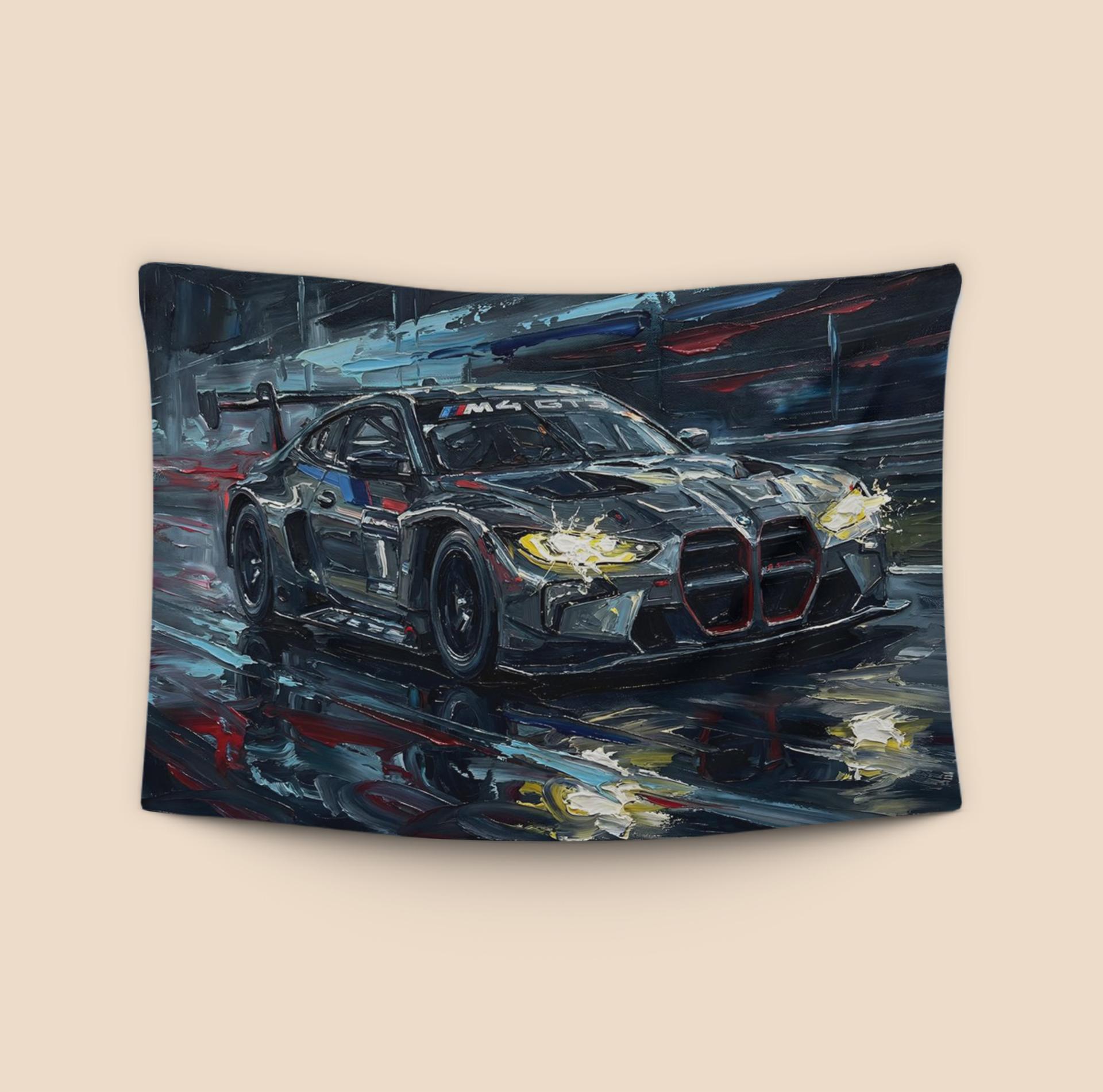 BMW M4 GT3 Night Rain Impasto