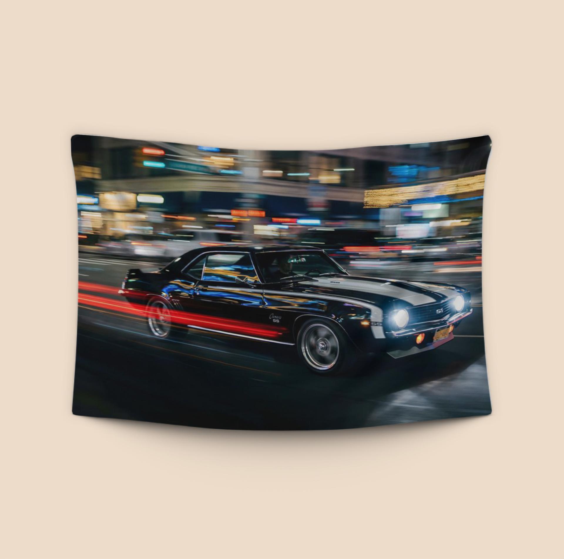 Midnight Sprint: Camaro SS Urban Motion