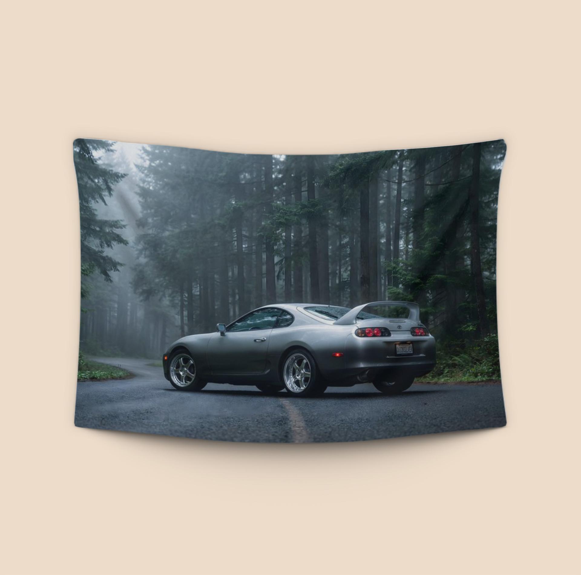 Toyota Supra A80: Misty Forest Run