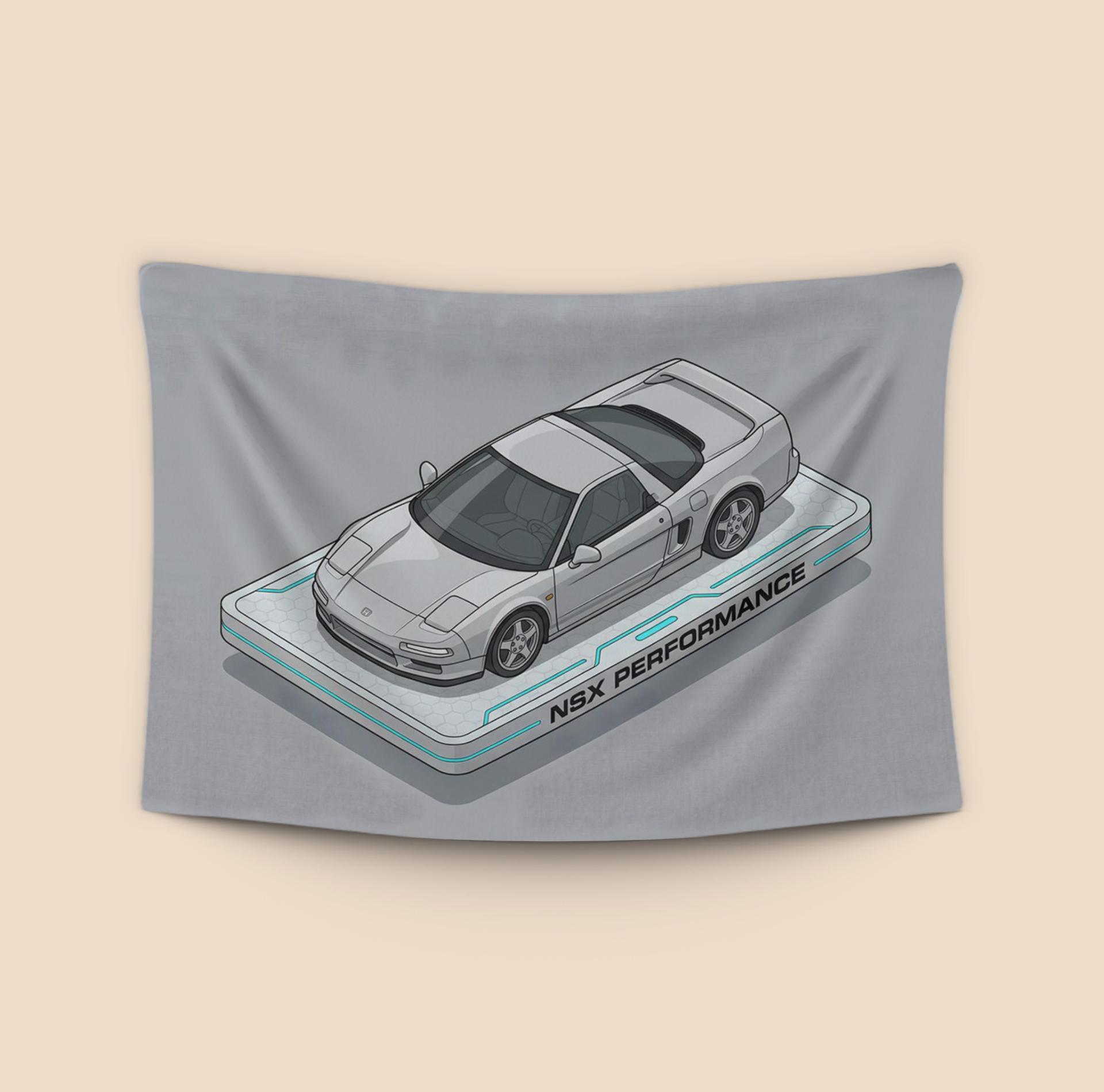 Isometric Honda NSX Performance Display