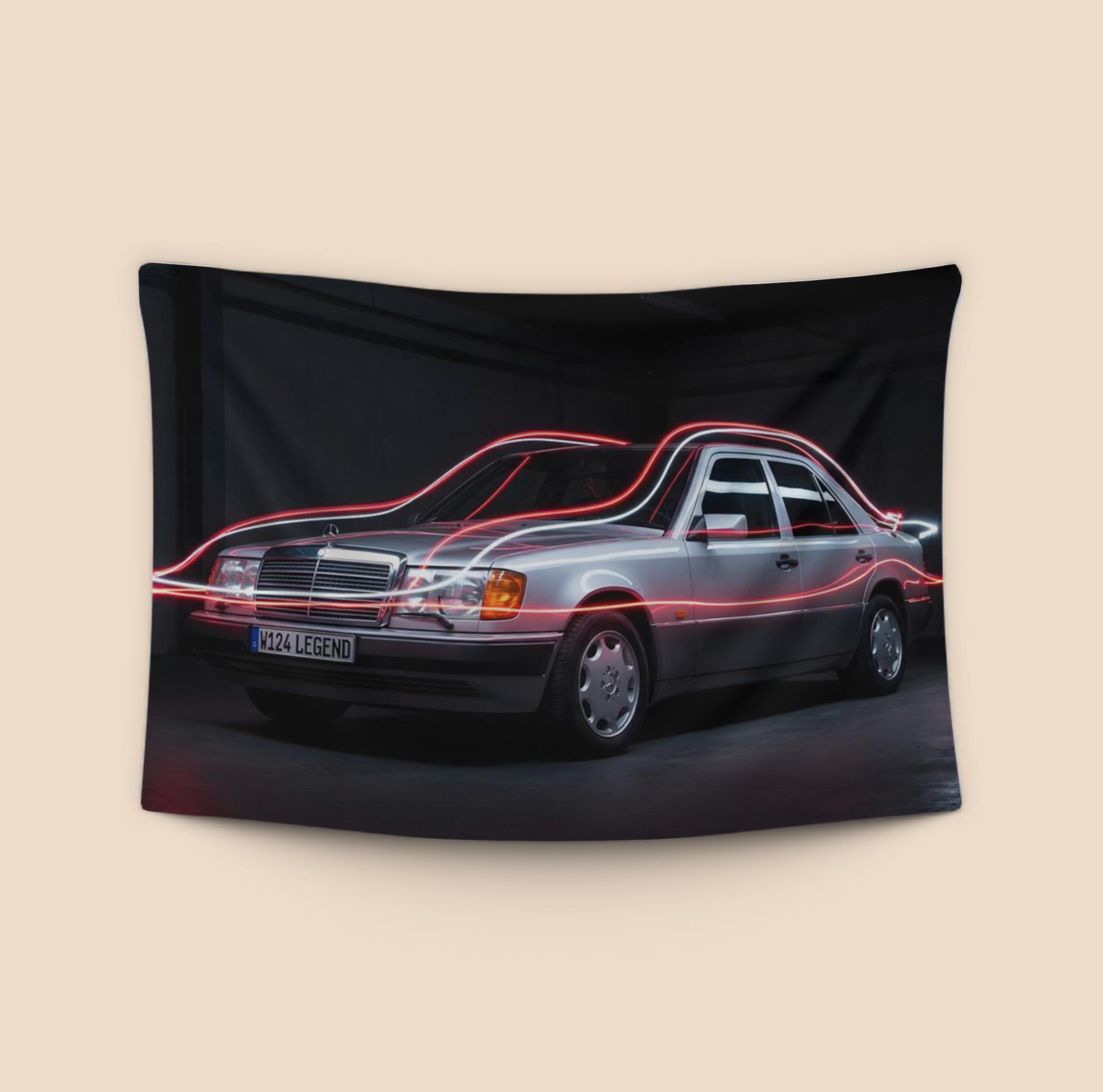 W124 Legend: Light Painting Photography
