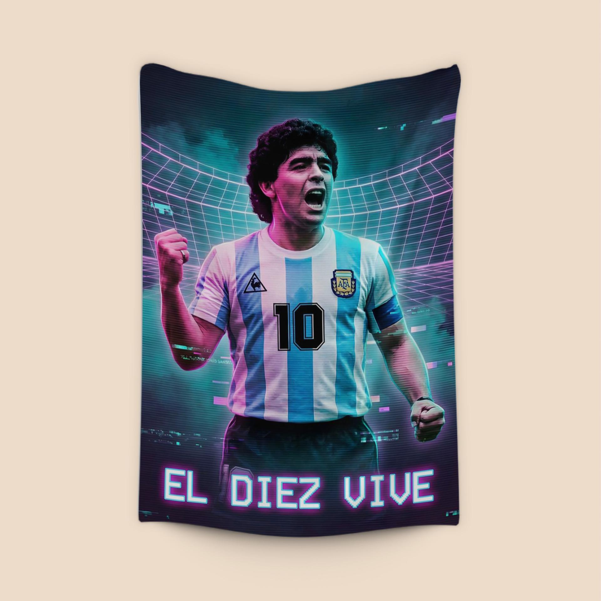 El Diez Vive: Maradona Synthwave Tribute